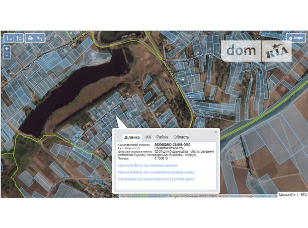 Продажа участка под жилую застройку, Винница, р‑н. Лука-Мелешковская, Галана ул. Продажа участка под жилую застройку, Винница, р‑н. Лука-Мелешковская, Галана ул.