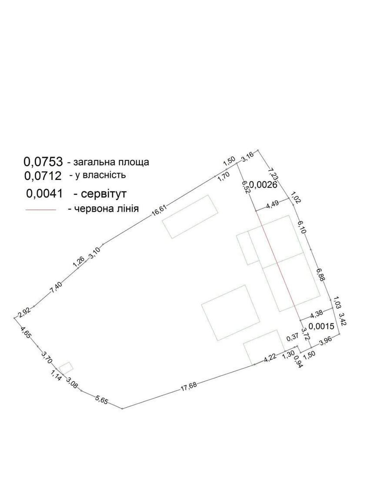 Земля под жилую застройку в Виннице, район Старый город, площадь 7 соток фото 1 Земля под жилую застройку в Виннице, район Старый город, площадь 7 соток фото 1