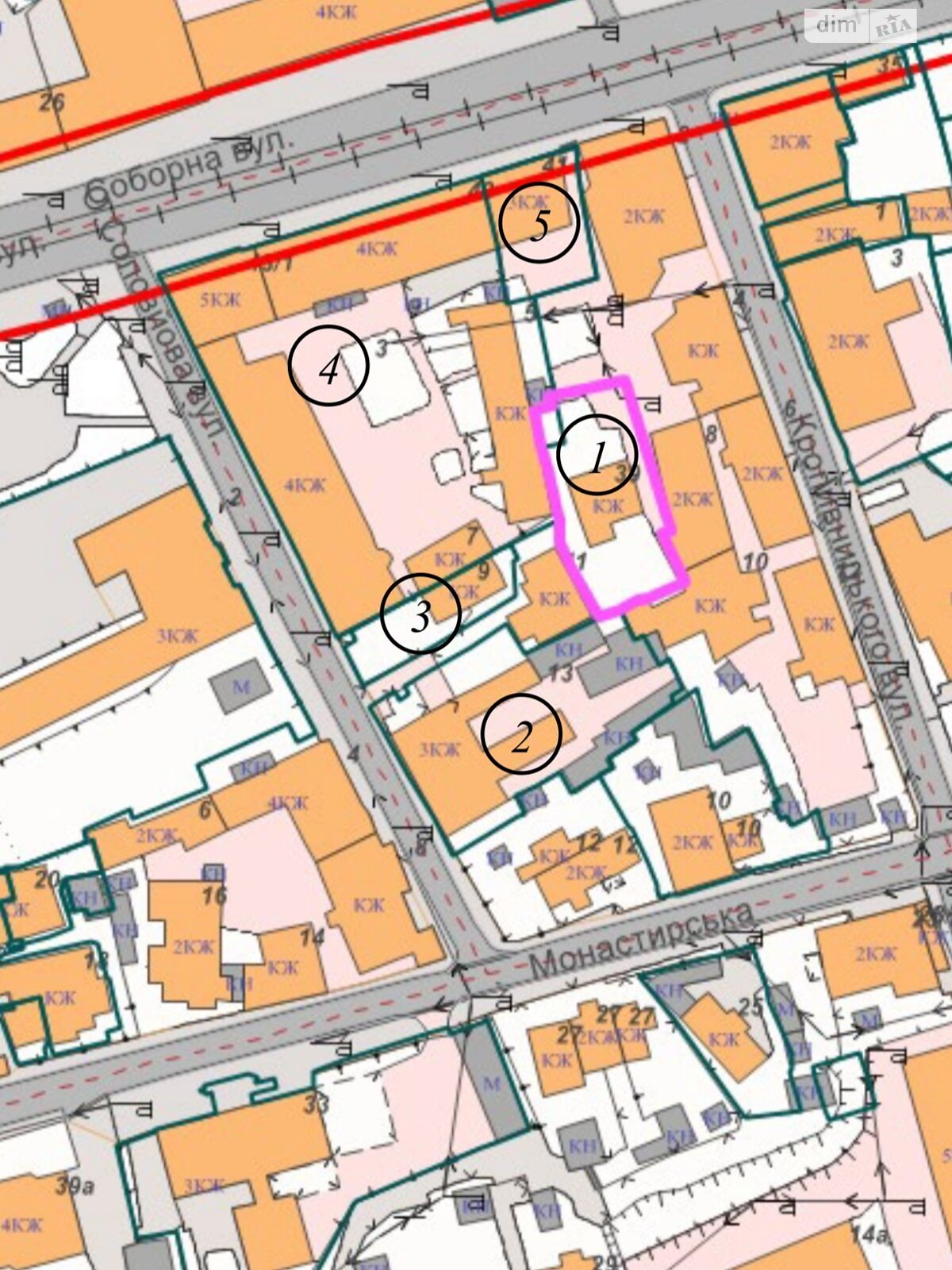 Земля під житлову забудову в Вінниці, район Центр, площа 7.3 сотки фото 1 Земля під житлову забудову в Вінниці, район Центр, площа 7.3 сотки фото 1