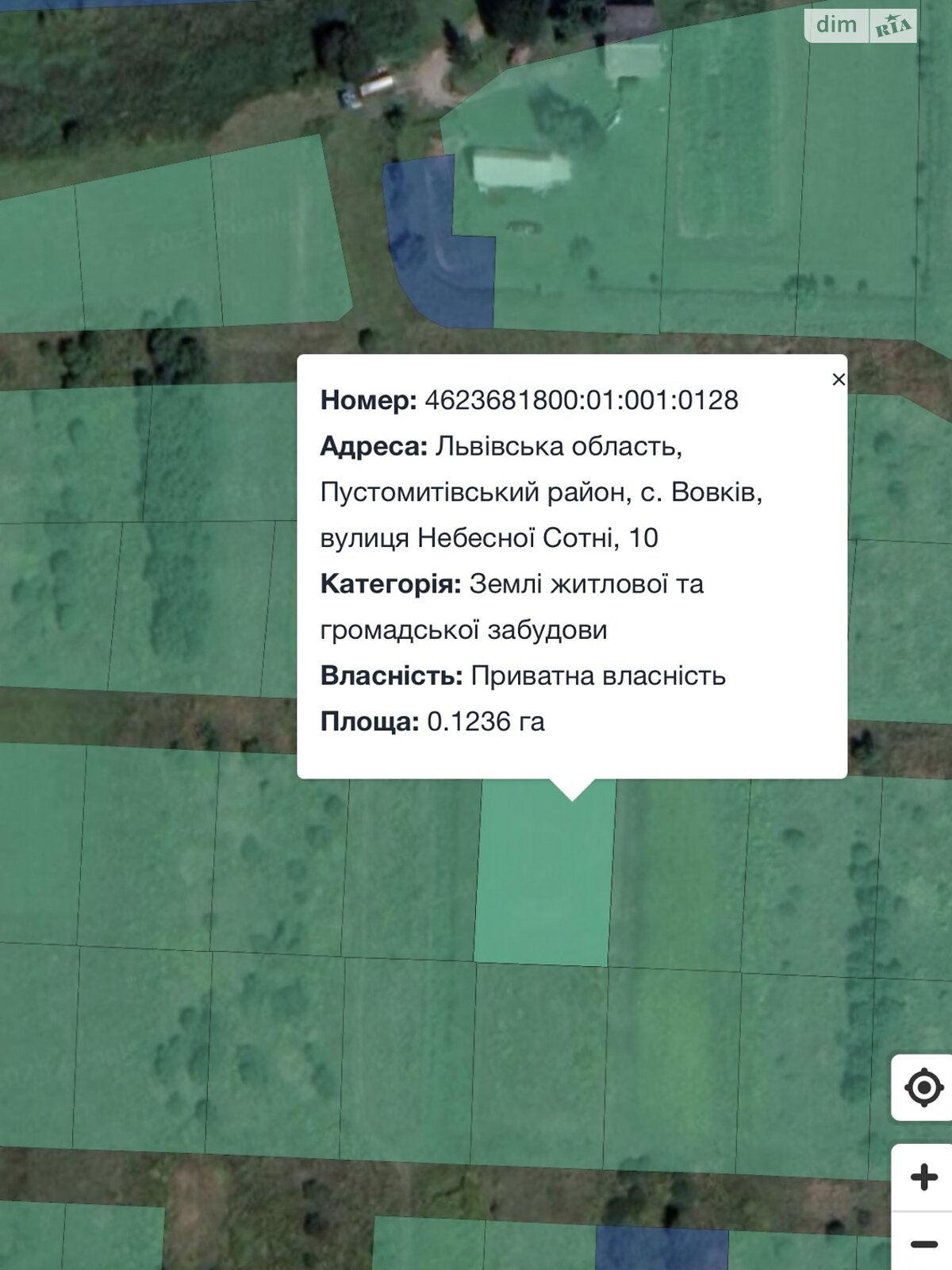 Земельна ділянка під житлову забудову в Волкові, площа 12.35 сотки фото 1 Земельна ділянка під житлову забудову в Волкові, площа 12.35 сотки фото 1