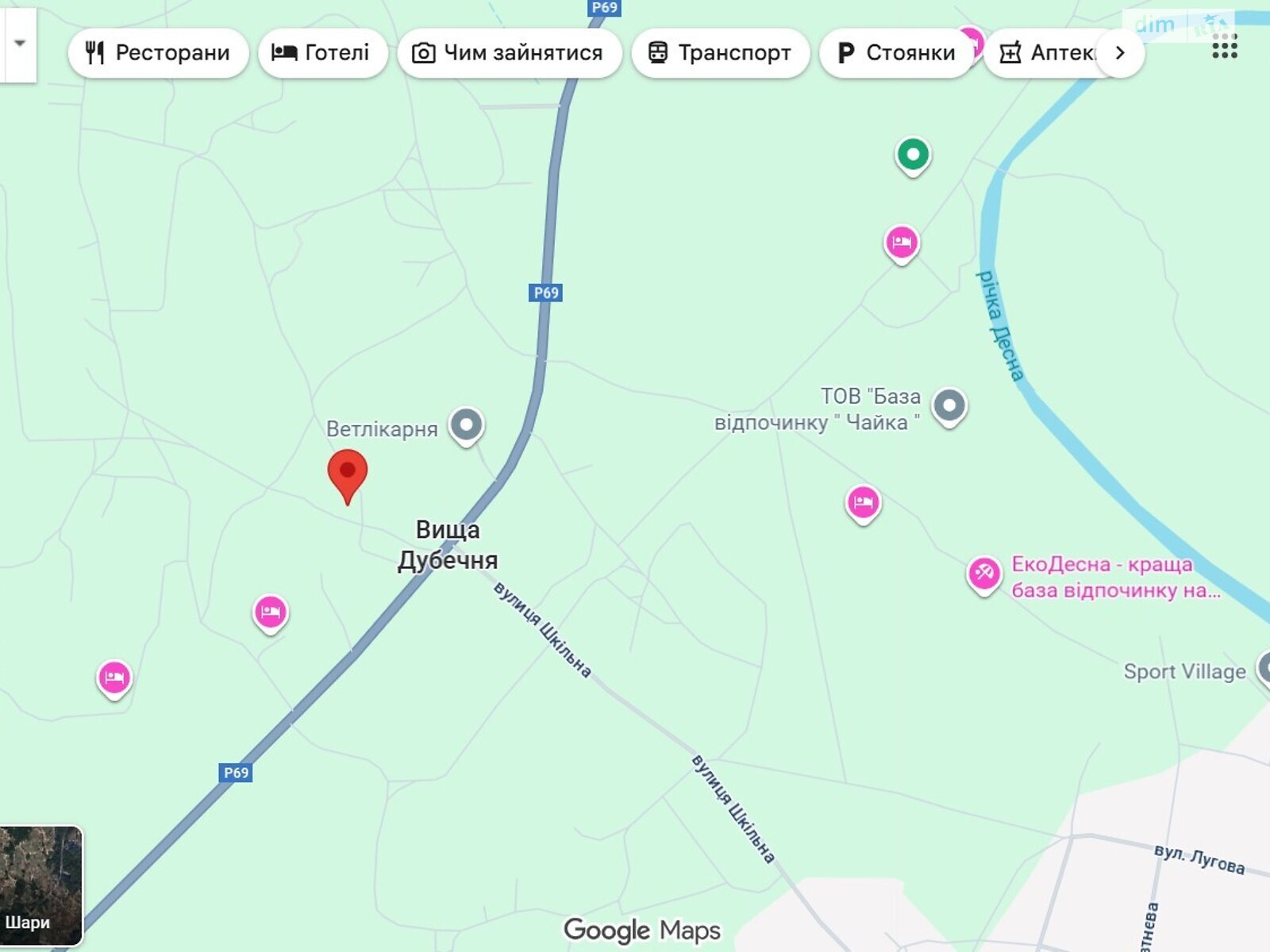 Земельный участок под жилую застройку в Высшей Дубечне, площадь 15 соток фото 1 Земельный участок под жилую застройку в Высшей Дубечне, площадь 15 соток фото 1