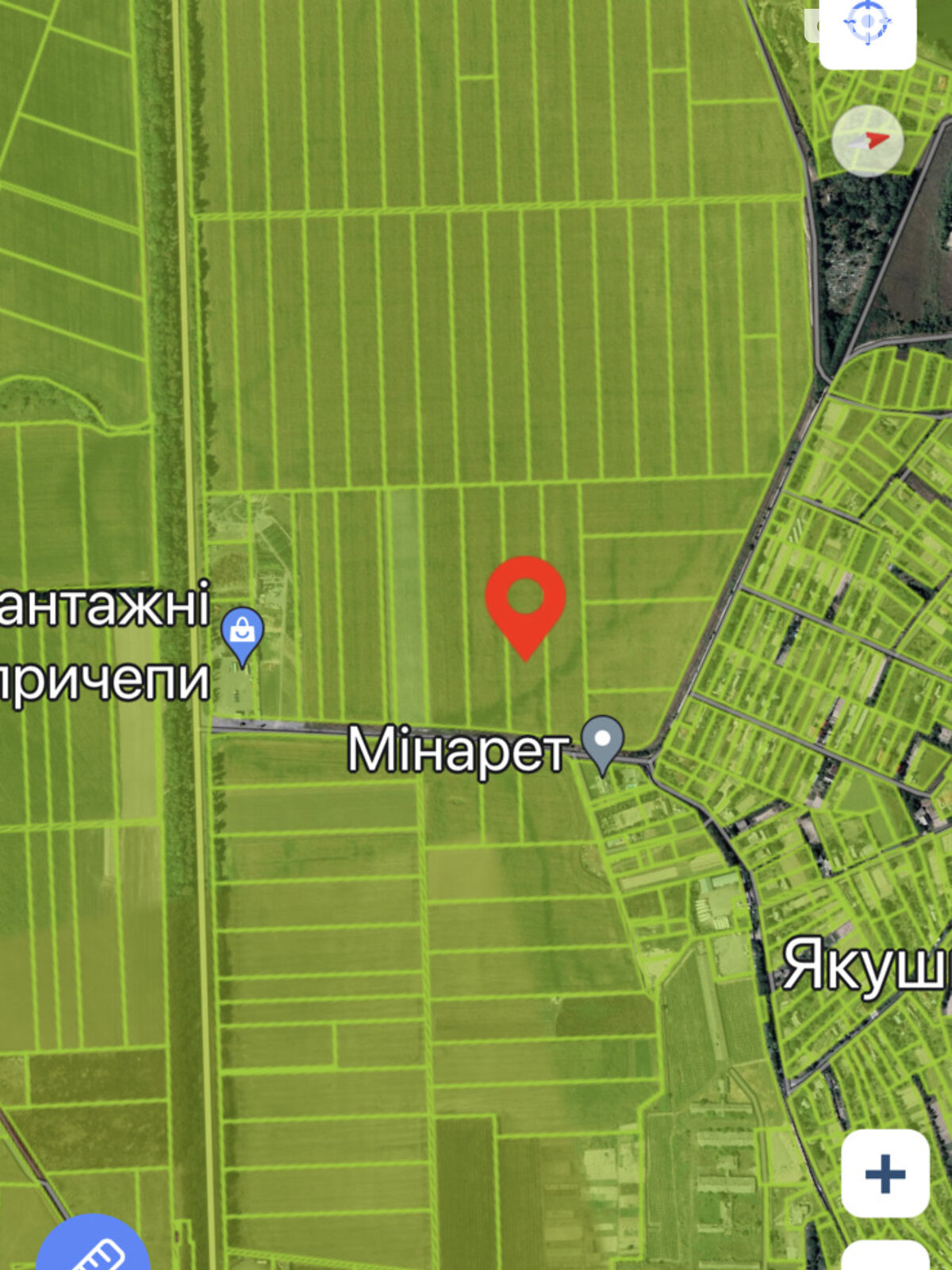 Земельный участок под жилую застройку в Якушинцах, площадь 1.9224 Га фото 1 Земельный участок под жилую застройку в Якушинцах, площадь 1.9224 Га фото 1