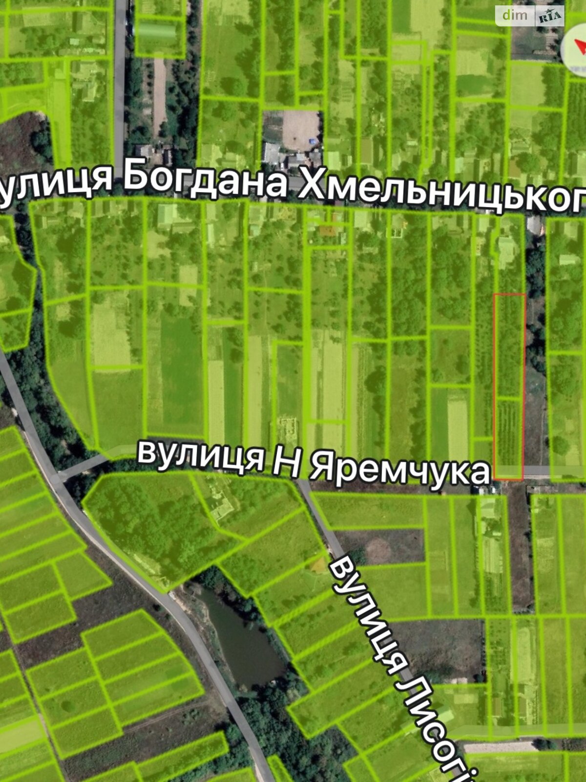 Земельный участок под жилую застройку в Якушинцах, площадь 25 соток фото 1 Земельный участок под жилую застройку в Якушинцах, площадь 25 соток фото 1