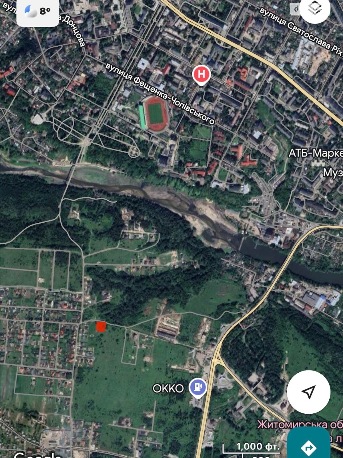 Земельный участок под жилую застройку в Заречанах, площадь 14.37 сотки фото 1 Земельный участок под жилую застройку в Заречанах, площадь 14.37 сотки фото 1