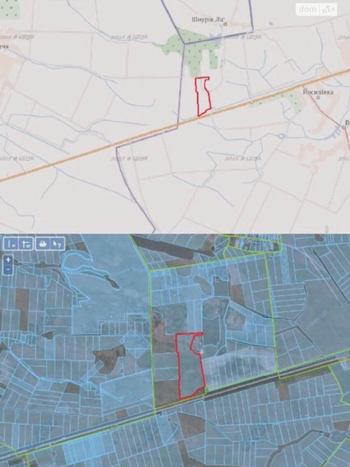 Земельна ділянка комерційного призначення в Йосипівці, площа 2673 сотки фото 1