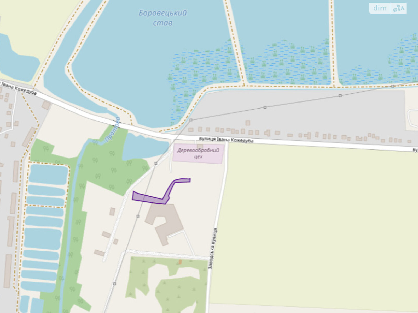 Земельна ділянка комерційного призначення в Білій Церкві, площа 0.2738 Га фото 1