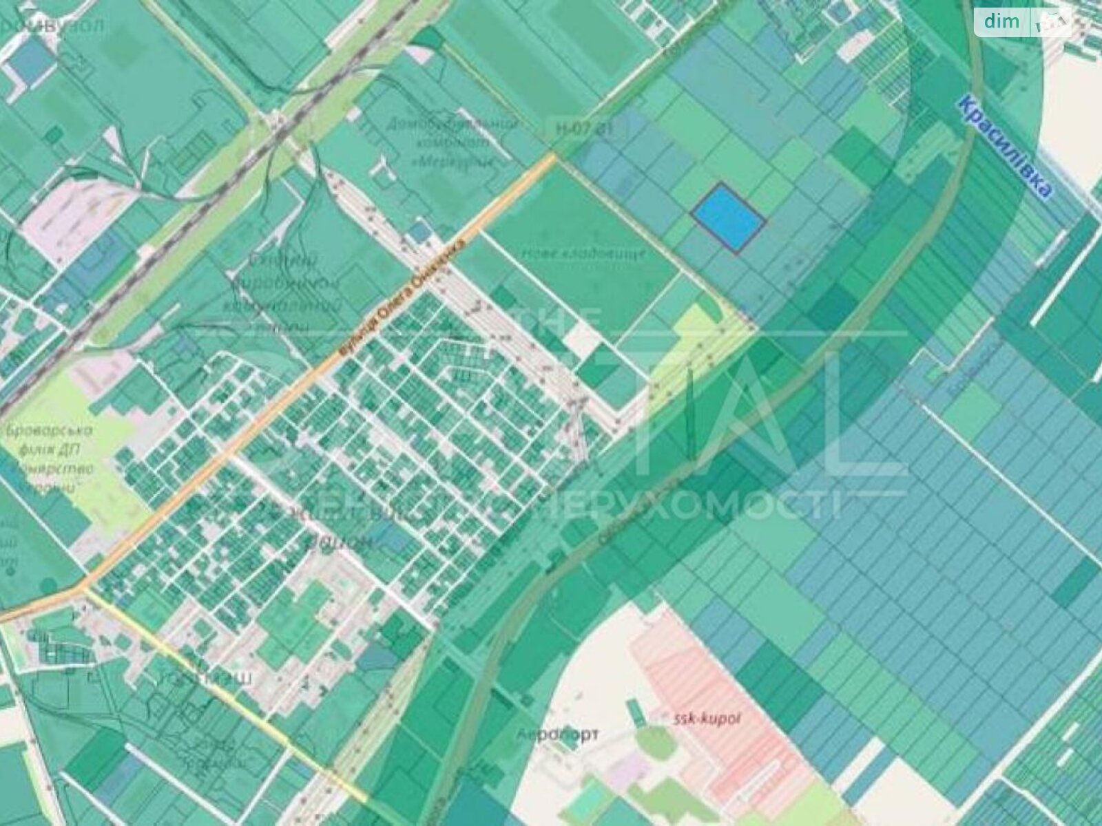 Земля коммерческого назначения в Броварах, район Бровары, площадь 3.8855 Га фото 1