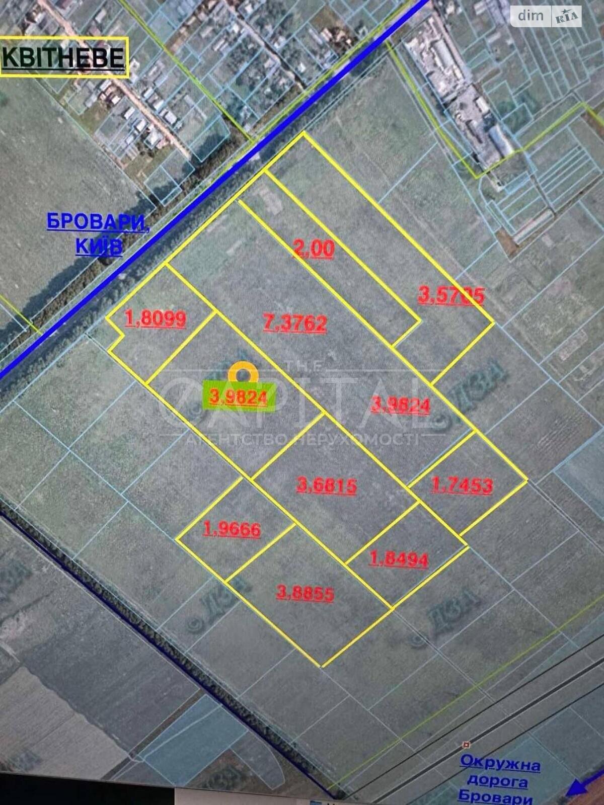 Земля комерційного призначення в Броварах, район Бровари, площа 3.8855 Га фото 1