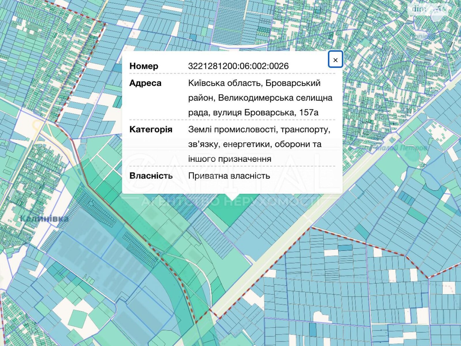 Земля коммерческого назначения в Броварах, район Бровары, площадь 4890 соток фото 1