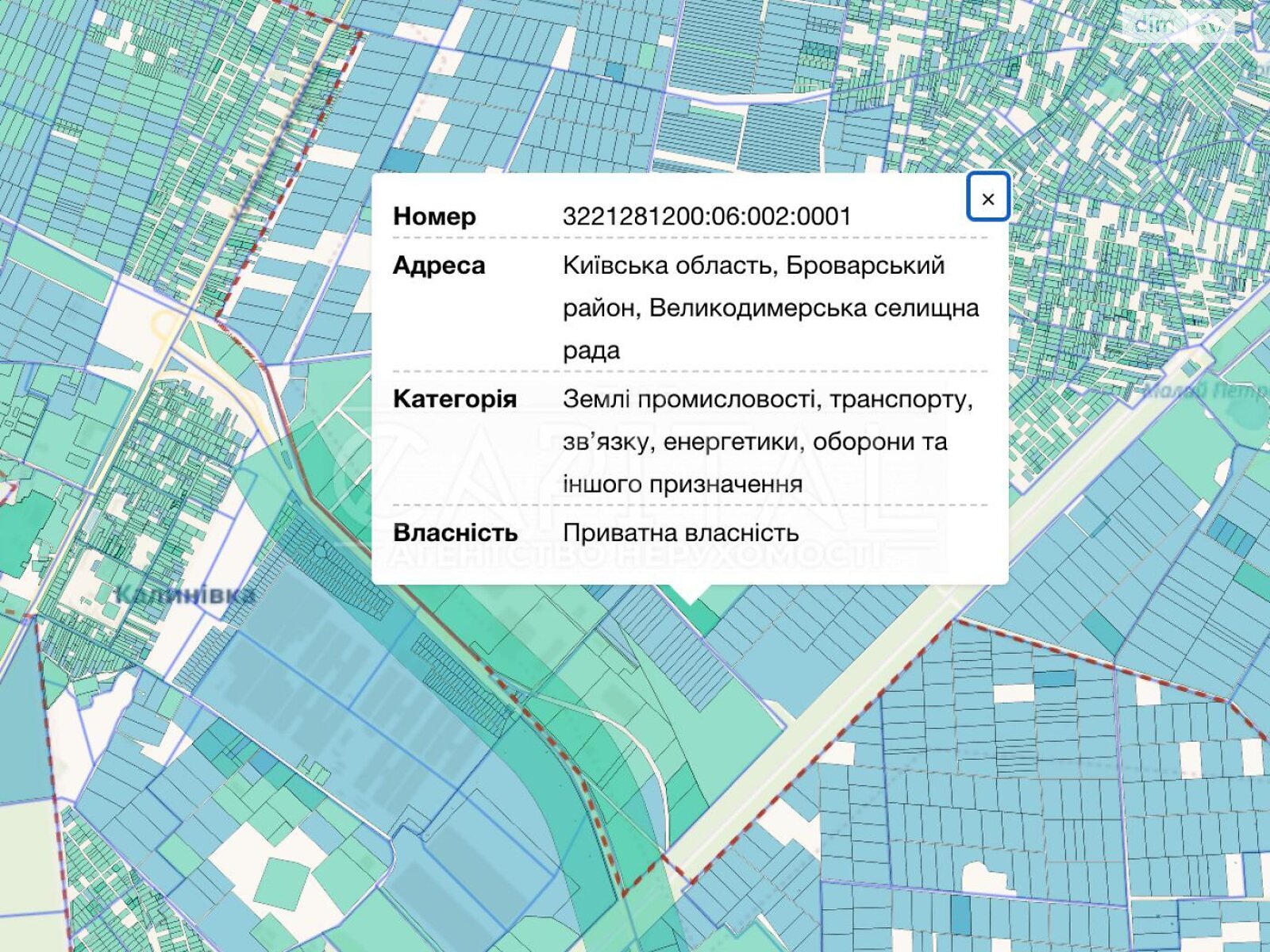 Земля коммерческого назначения в Броварах, район Бровары, площадь 4890 соток фото 1