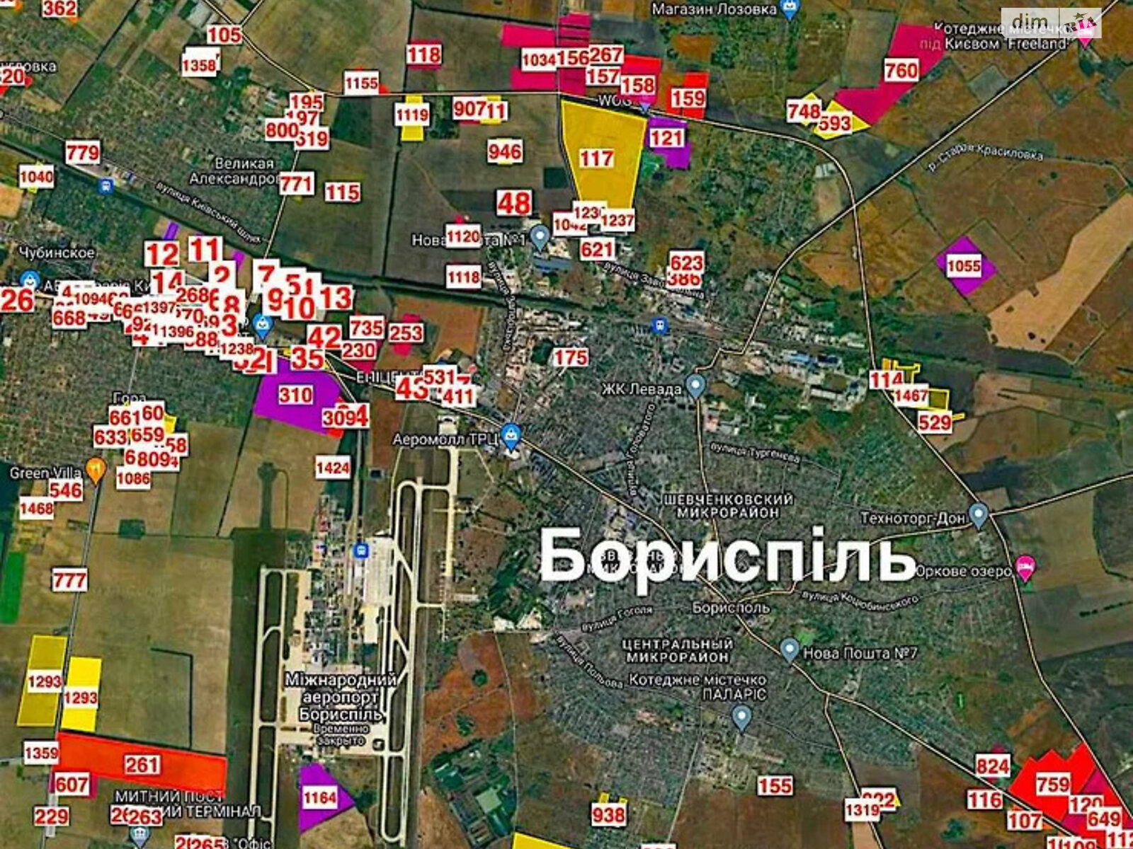 Земля коммерческого назначения в Броварах, район Бровары, площадь 110 соток фото 1