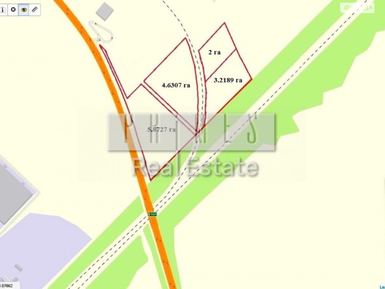 Земля коммерческого назначения в Броварах, район Массив, площадь 1573 сотки фото 1