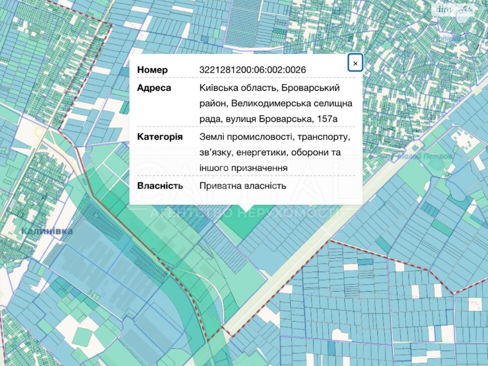 Земля коммерческого назначения в Броварах, район Сады, площадь 4890 соток фото 1