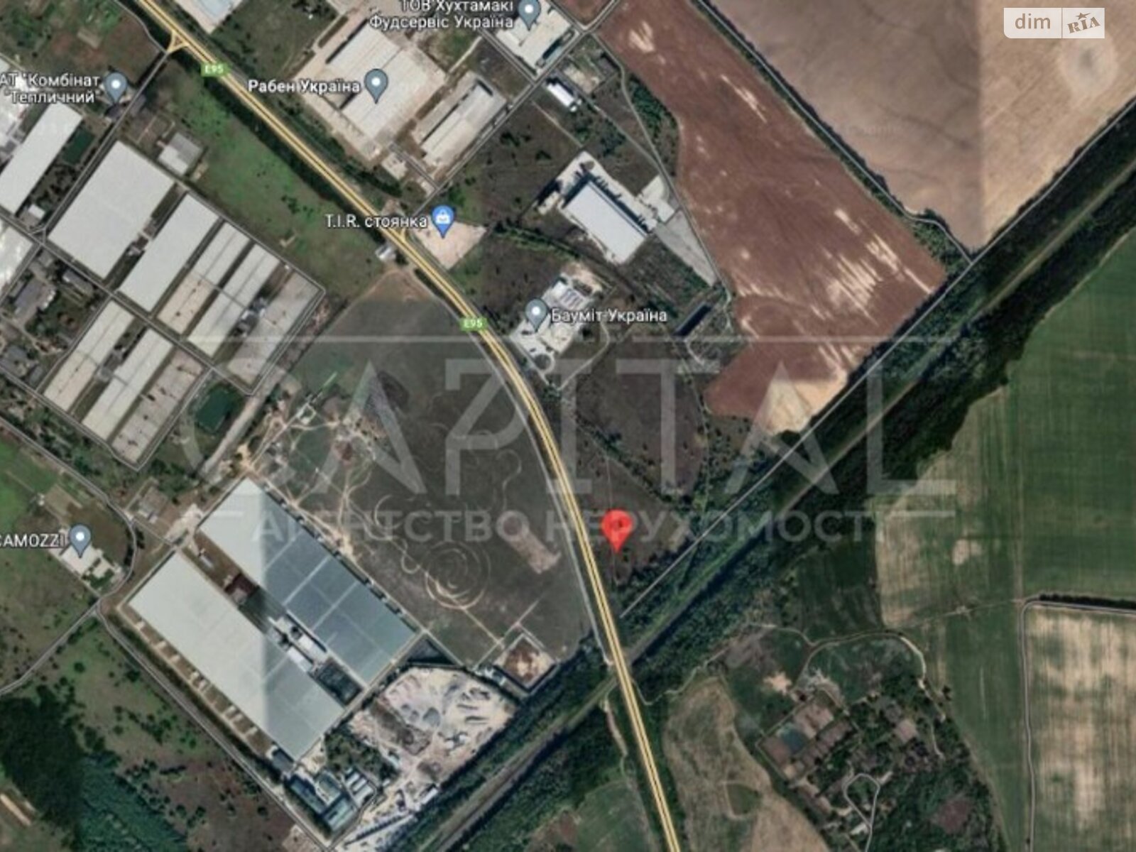 Земля комерційного призначення в Броварах, район Торгмаш, площа 1050 соток фото 1