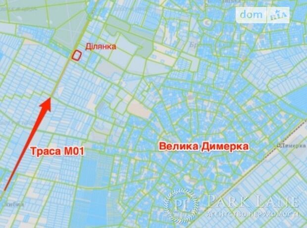 Земля коммерческого назначения в селе Великая Димерка, площадь 3 Га фото 1 Земля коммерческого назначения в селе Великая Димерка, площадь 3 Га фото 1