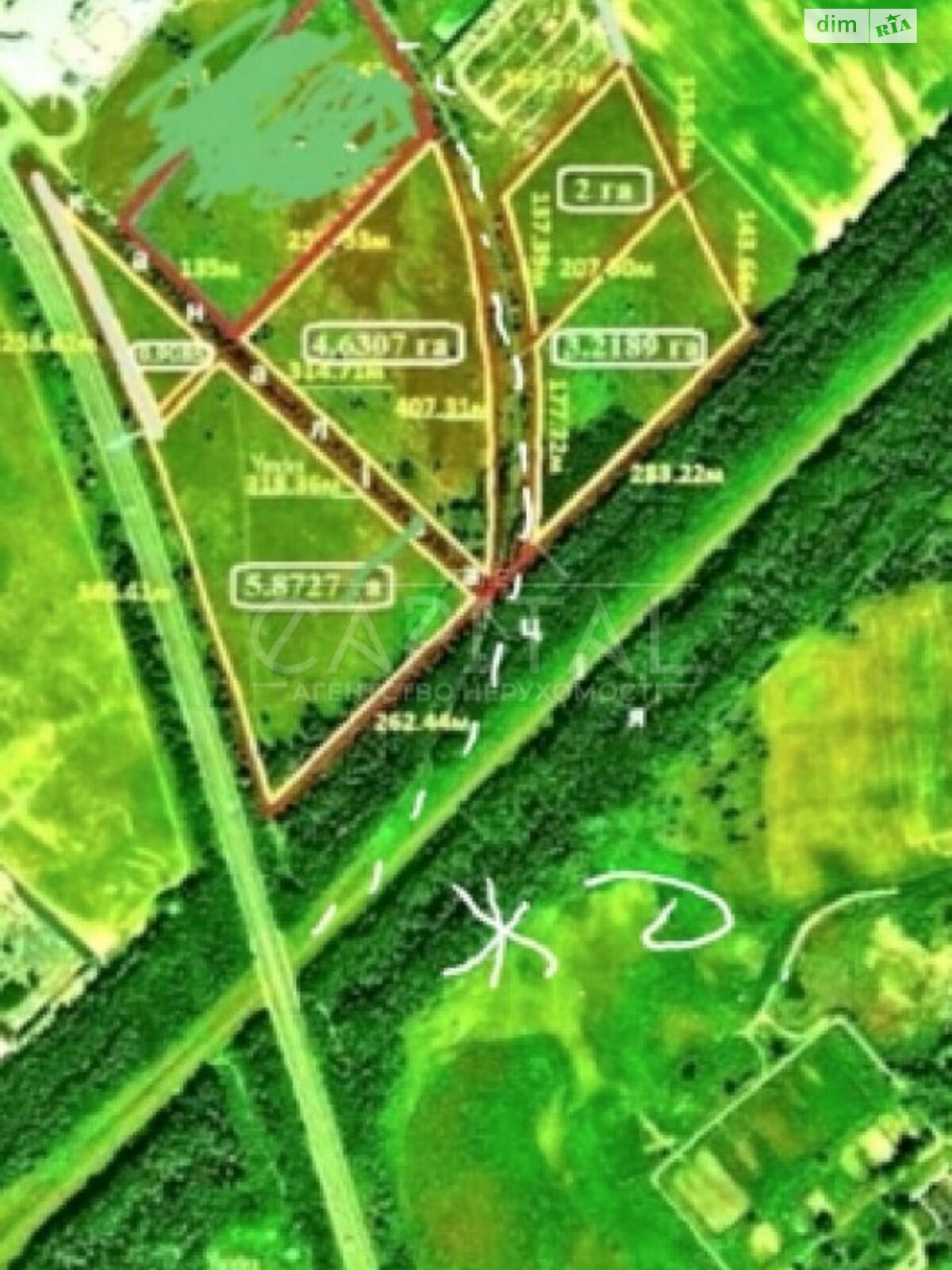 Земля коммерческого назначения в Броварах, район Зеленый Попугай, площадь 1050 соток фото 1