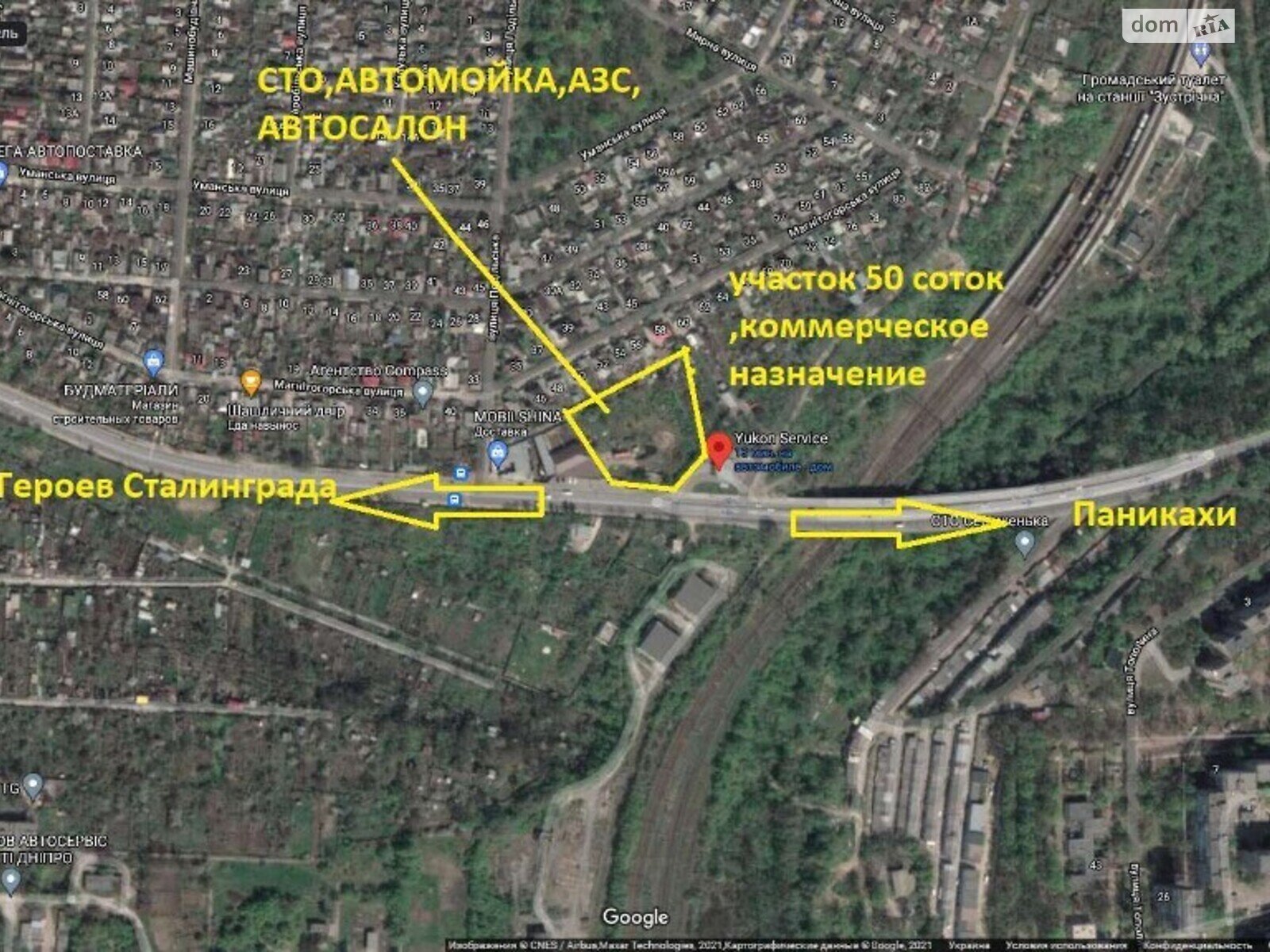 Земля коммерческого назначения в Днепре, район Тополь-3, площадь 9.31 сотки фото 1