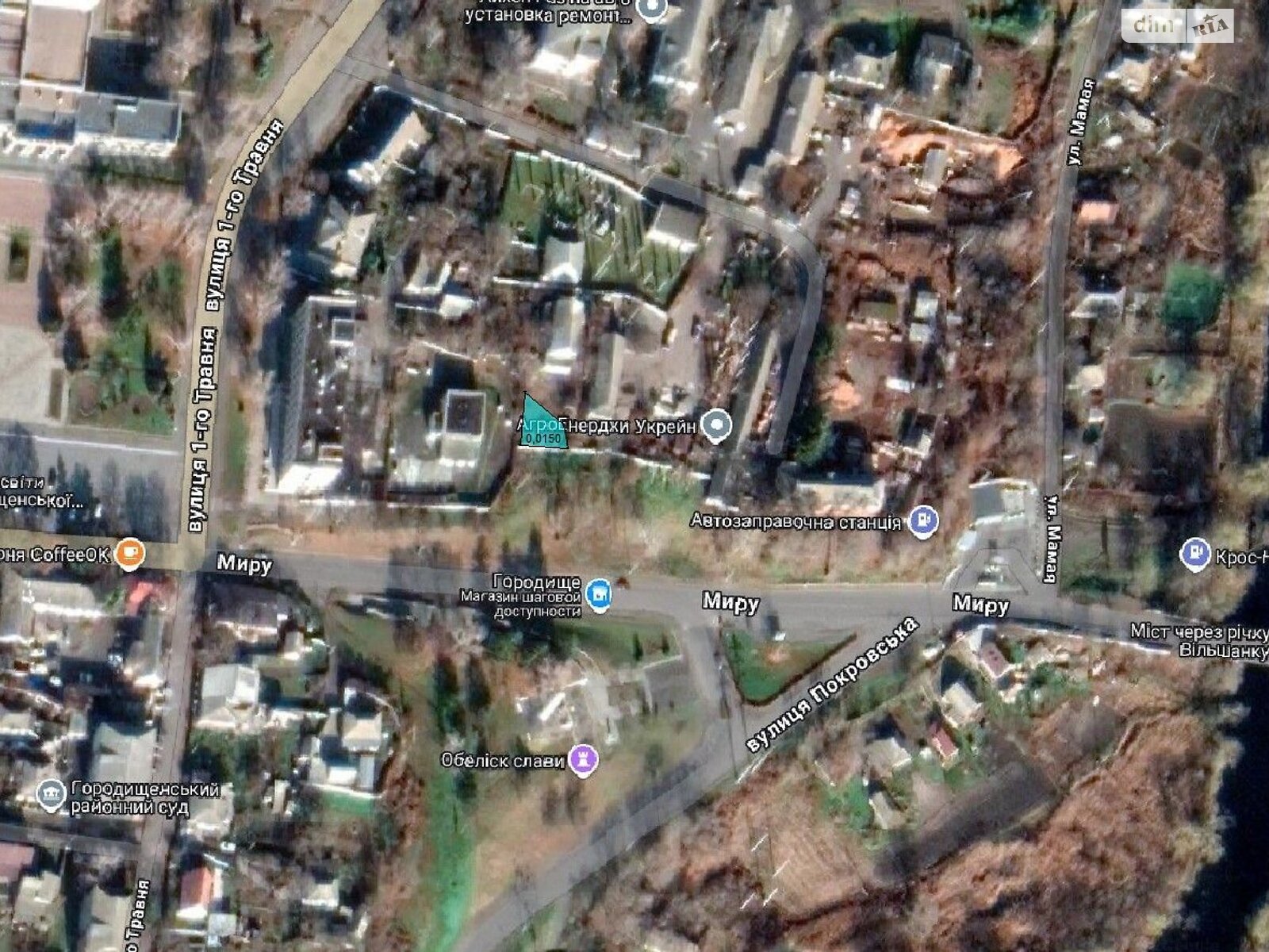 Земельный участок коммерческого назначения в Городище, площадь 0.015 Га фото 1