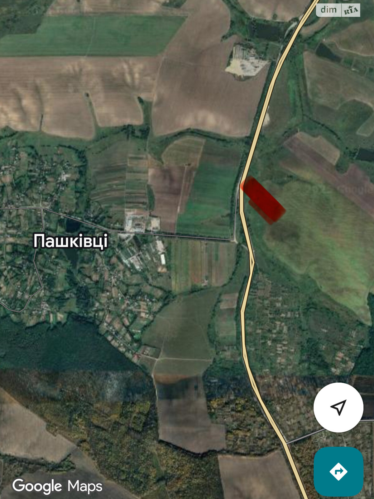 Земельна ділянка комерційного призначення в Пашківцях, площа 40 соток фото 1 Земельна ділянка комерційного призначення в Пашківцях, площа 40 соток фото 1