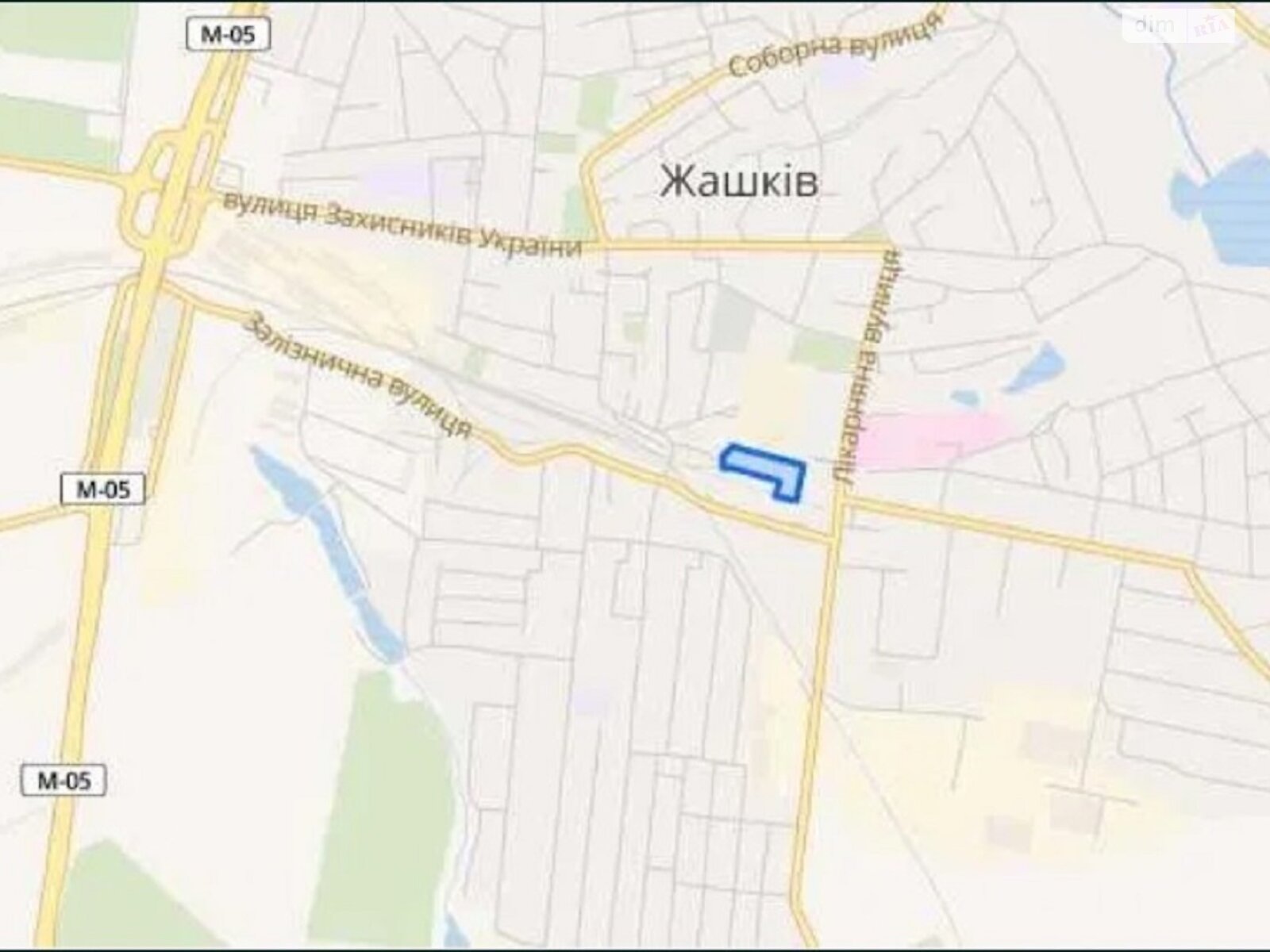 Земельный участок коммерческого назначения в Жашкове, площадь 201 сотка фото 1 Земельный участок коммерческого назначения в Жашкове, площадь 201 сотка фото 1