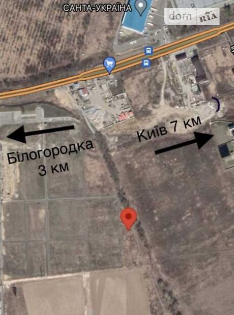 Земля коммерческого назначения в селе Белогородка, площадь 79 соток фото 1 Земля коммерческого назначения в селе Белогородка, площадь 79 соток фото 1