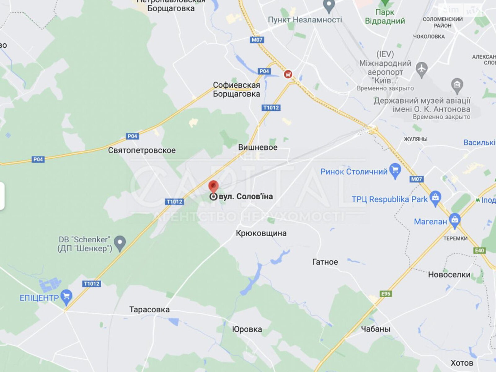 Земельна ділянка комерційного призначення в Крюківщині, площа 12 соток фото 1