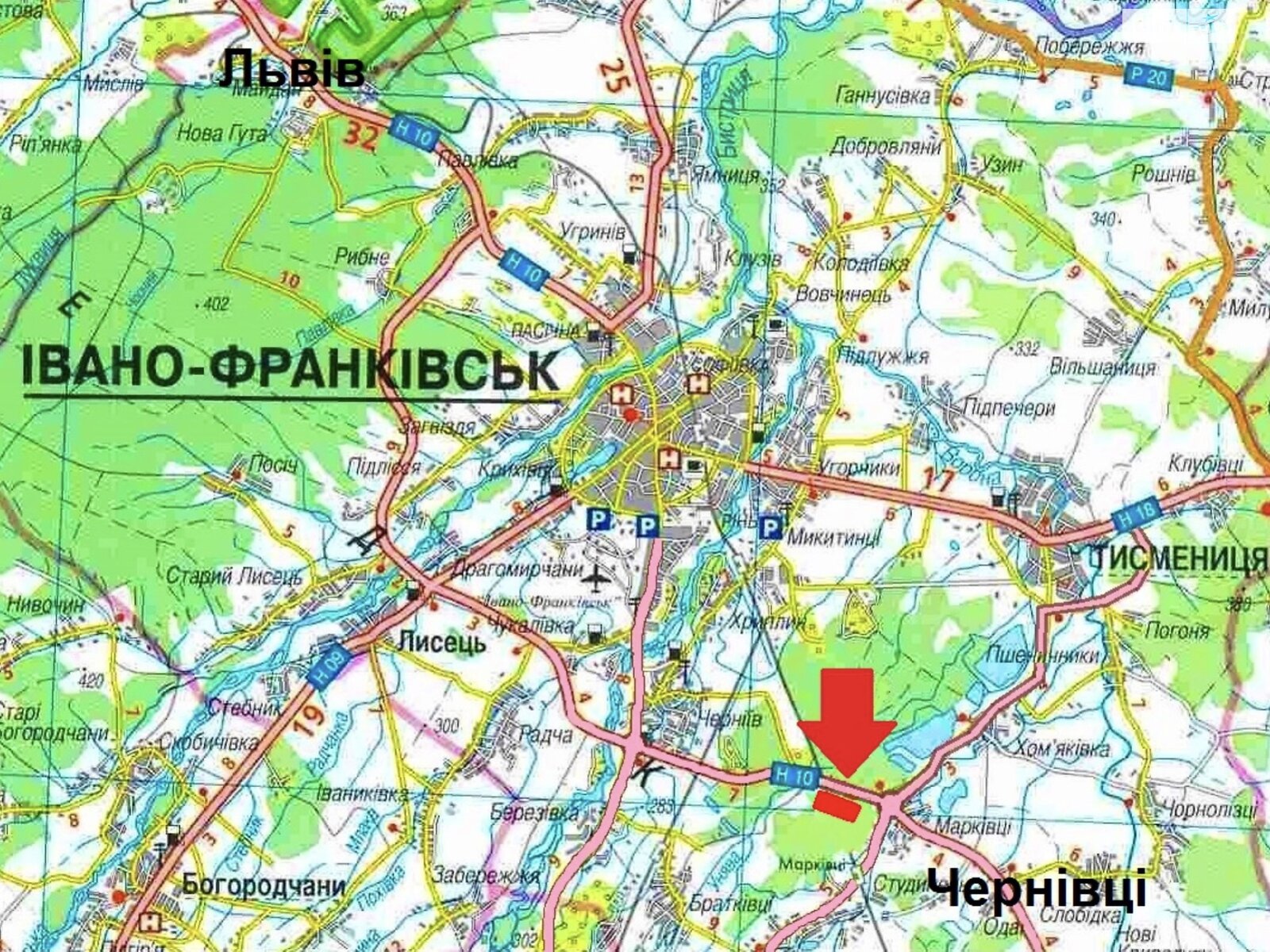 Земельный участок коммерческого назначения в Марковцах, площадь 90 соток фото 1
