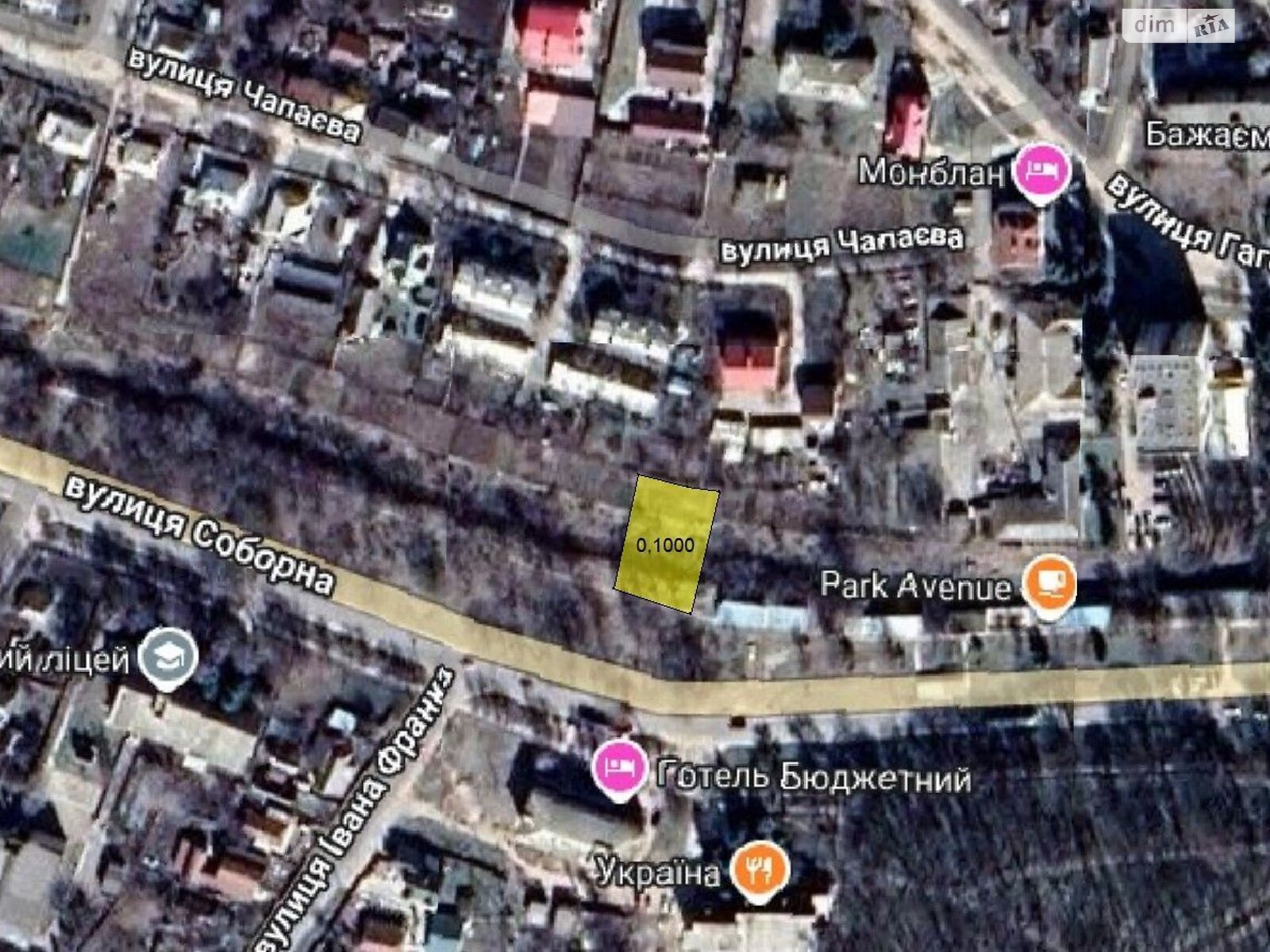 Земельна ділянка комерційного призначення в Монастирищі, площа 0.1 Га фото 1