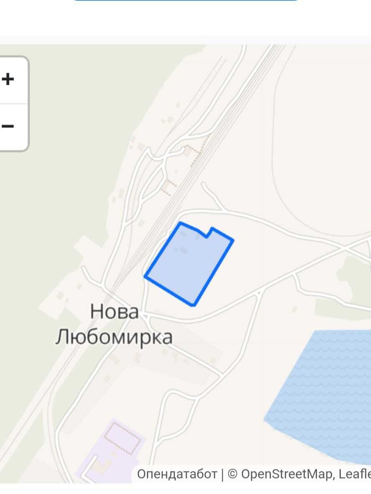 Земельный участок коммерческого назначения в Новой Любомирке, площадь 2.9376 Га фото 1