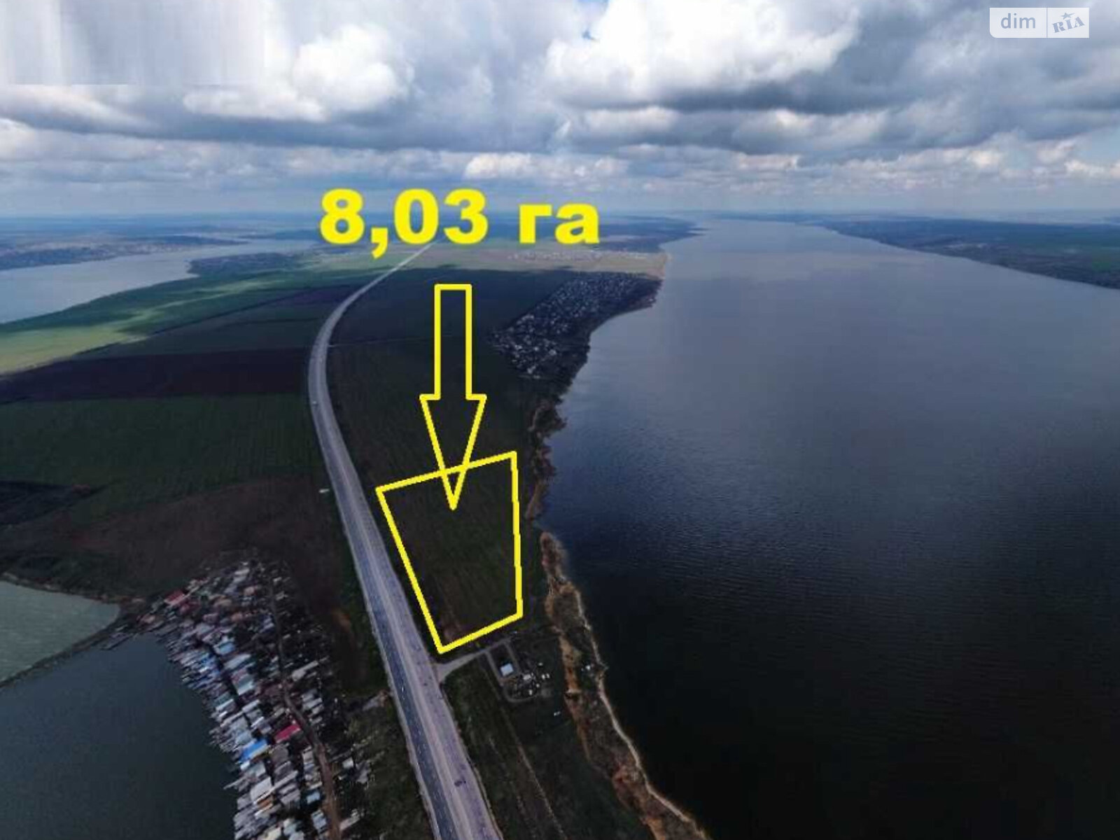 Земельный участок коммерческого назначения в Елизаветовке, площадь 8.03 Га фото 1 Земельный участок коммерческого назначения в Елизаветовке, площадь 8.03 Га фото 1