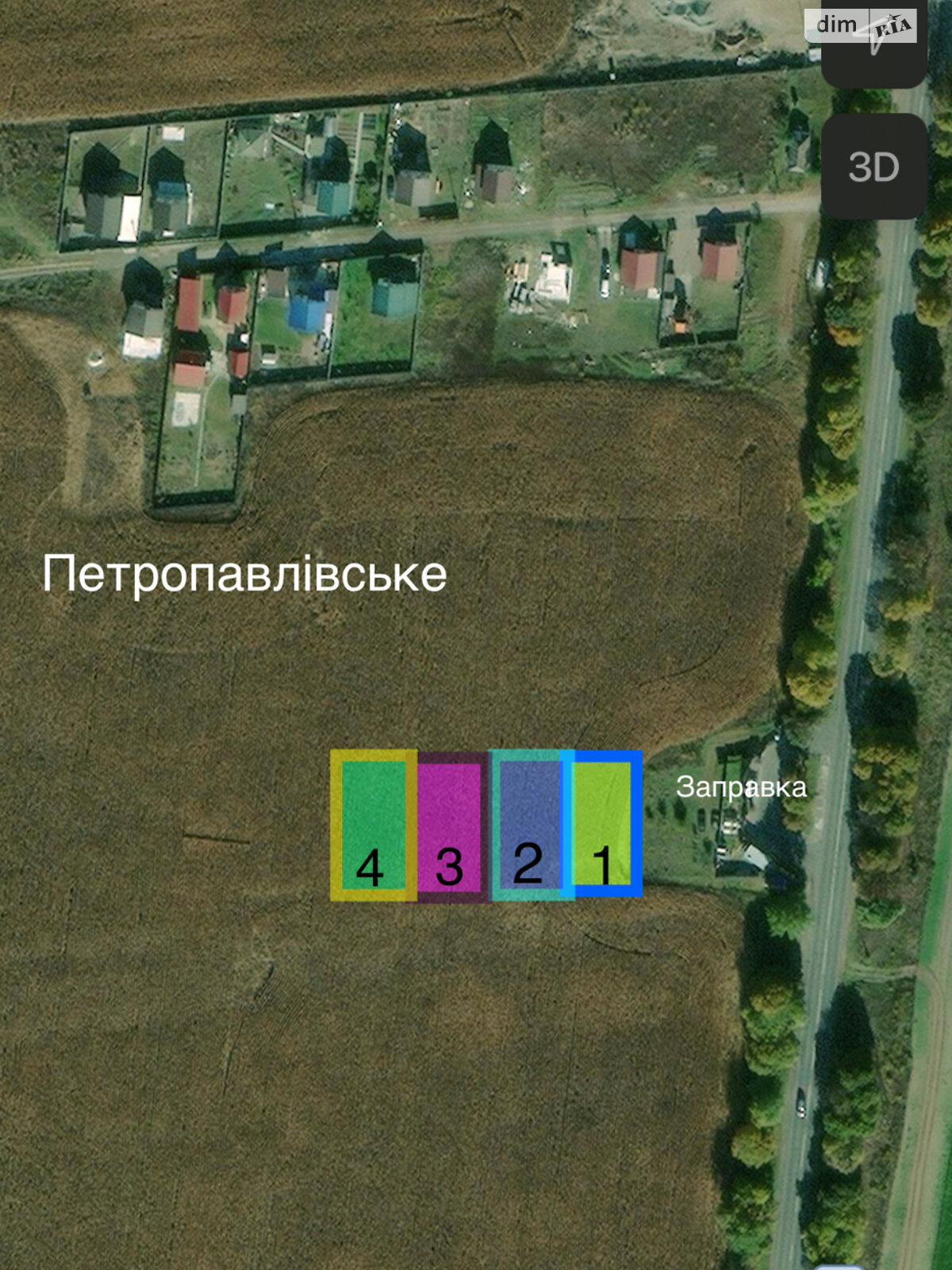 Земельна ділянка комерційного призначення в Петропавлівському, площа 5.76 сотки фото 1 Земельна ділянка комерційного призначення в Петропавлівському, площа 5.76 сотки фото 1