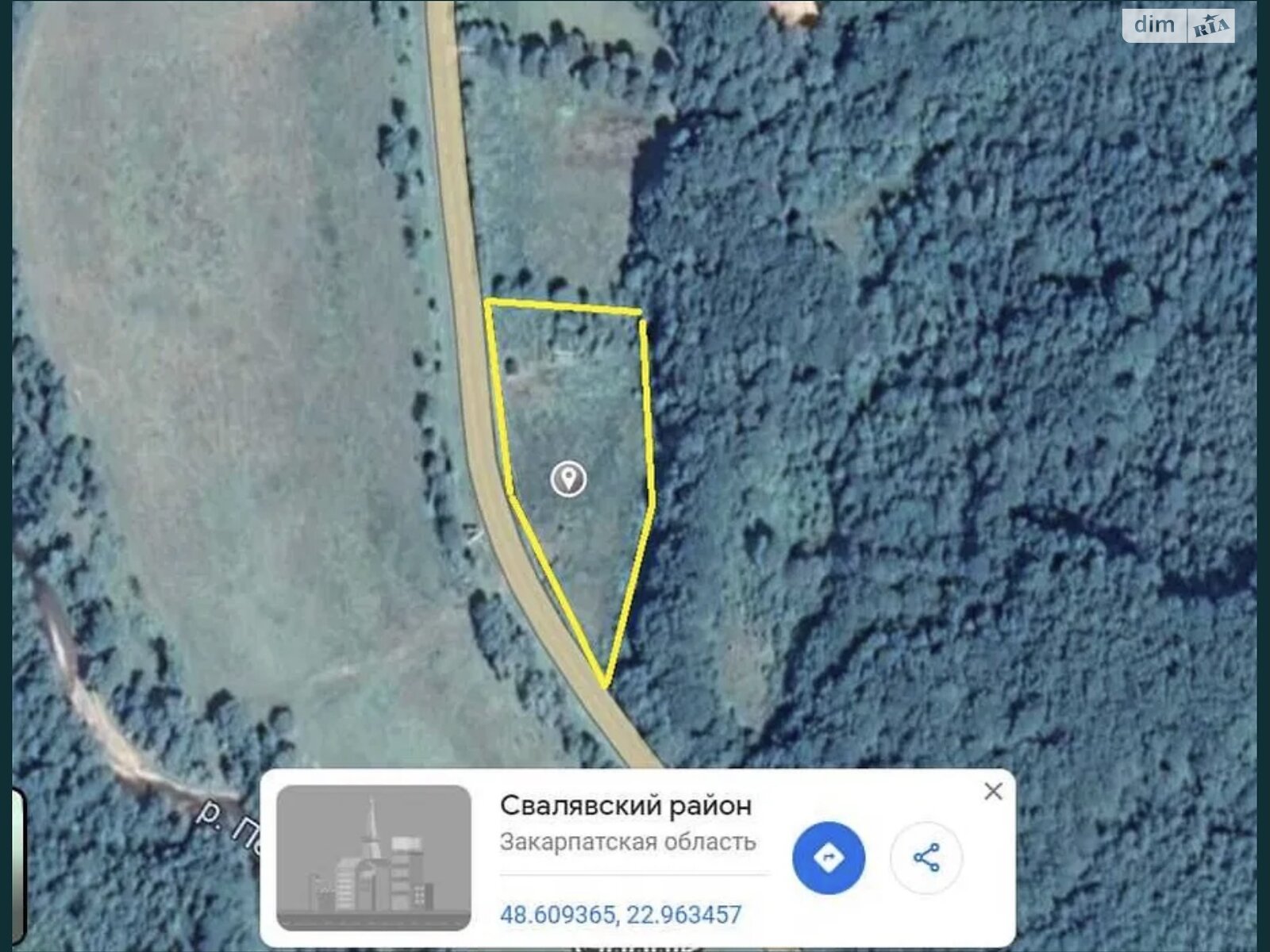 Земельна ділянка комерційного призначення в Поляна, площа 81 сотка фото 1 Земельна ділянка комерційного призначення в Поляна, площа 81 сотка фото 1