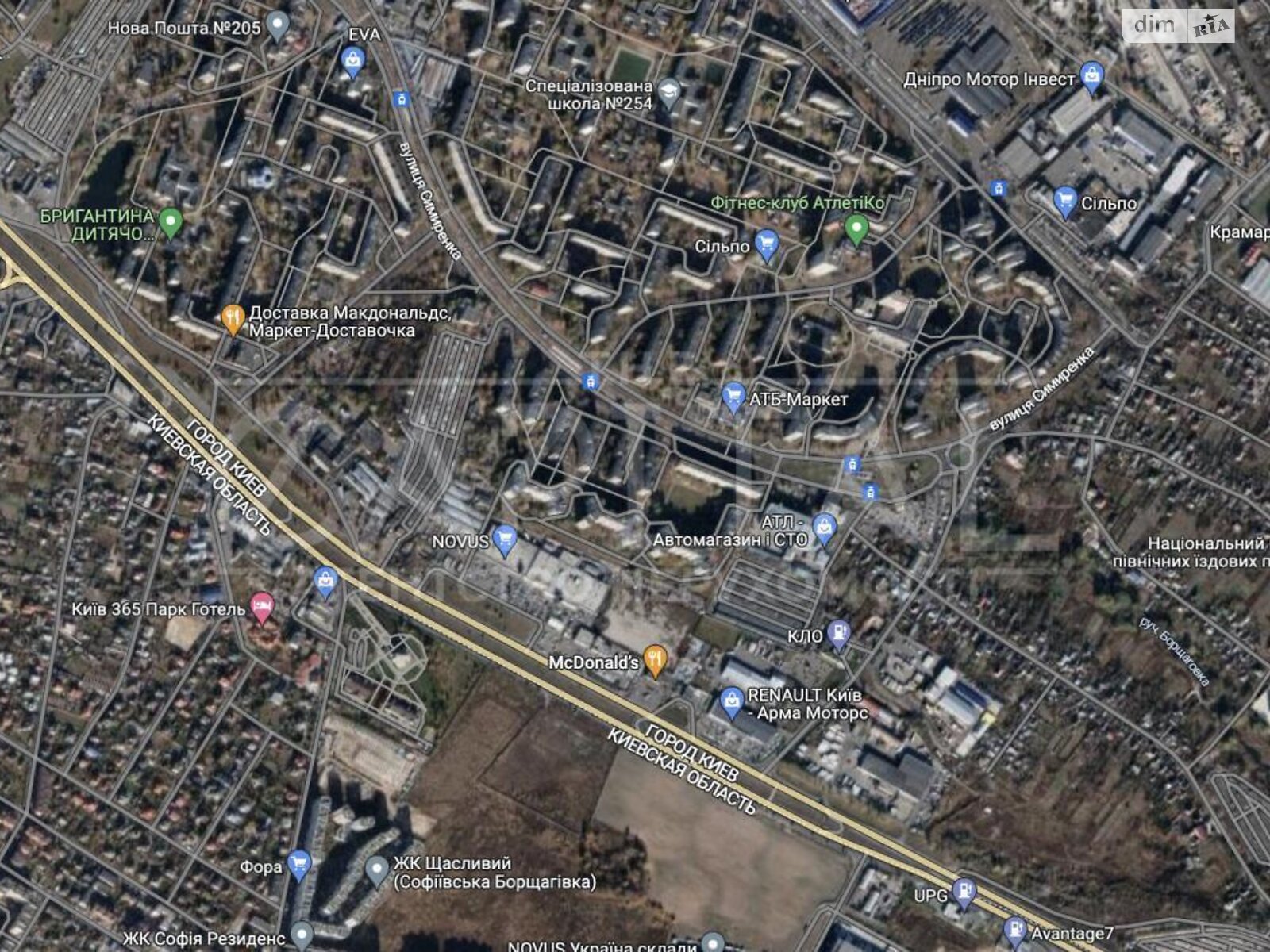 Земельна ділянка комерційного призначення в Софіївській Борщагівці, площа 300 соток фото 1
