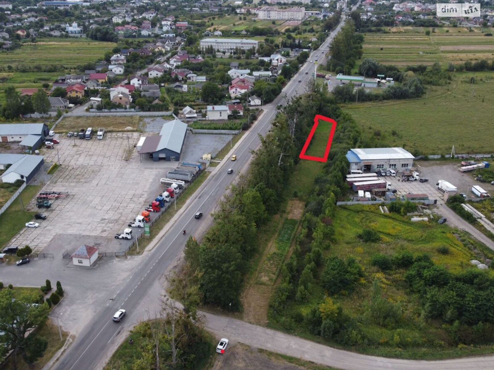 Земельна ділянка комерційного призначення в Сопошине, площа 0.0625 Га фото 1 Земельна ділянка комерційного призначення в Сопошине, площа 0.0625 Га фото 1