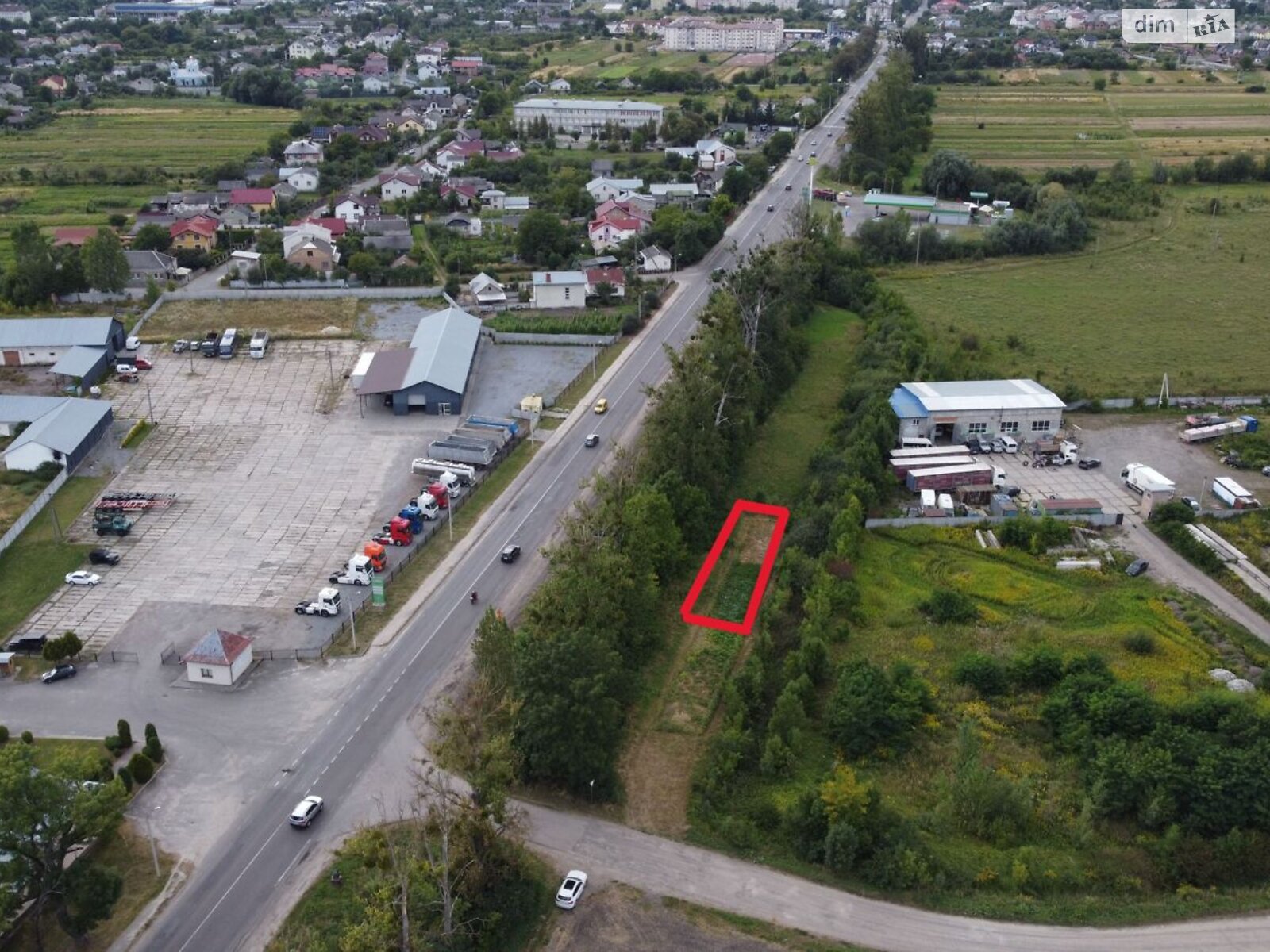 Земельна ділянка комерційного призначення в Сопошине, площа 0.045 Га фото 1