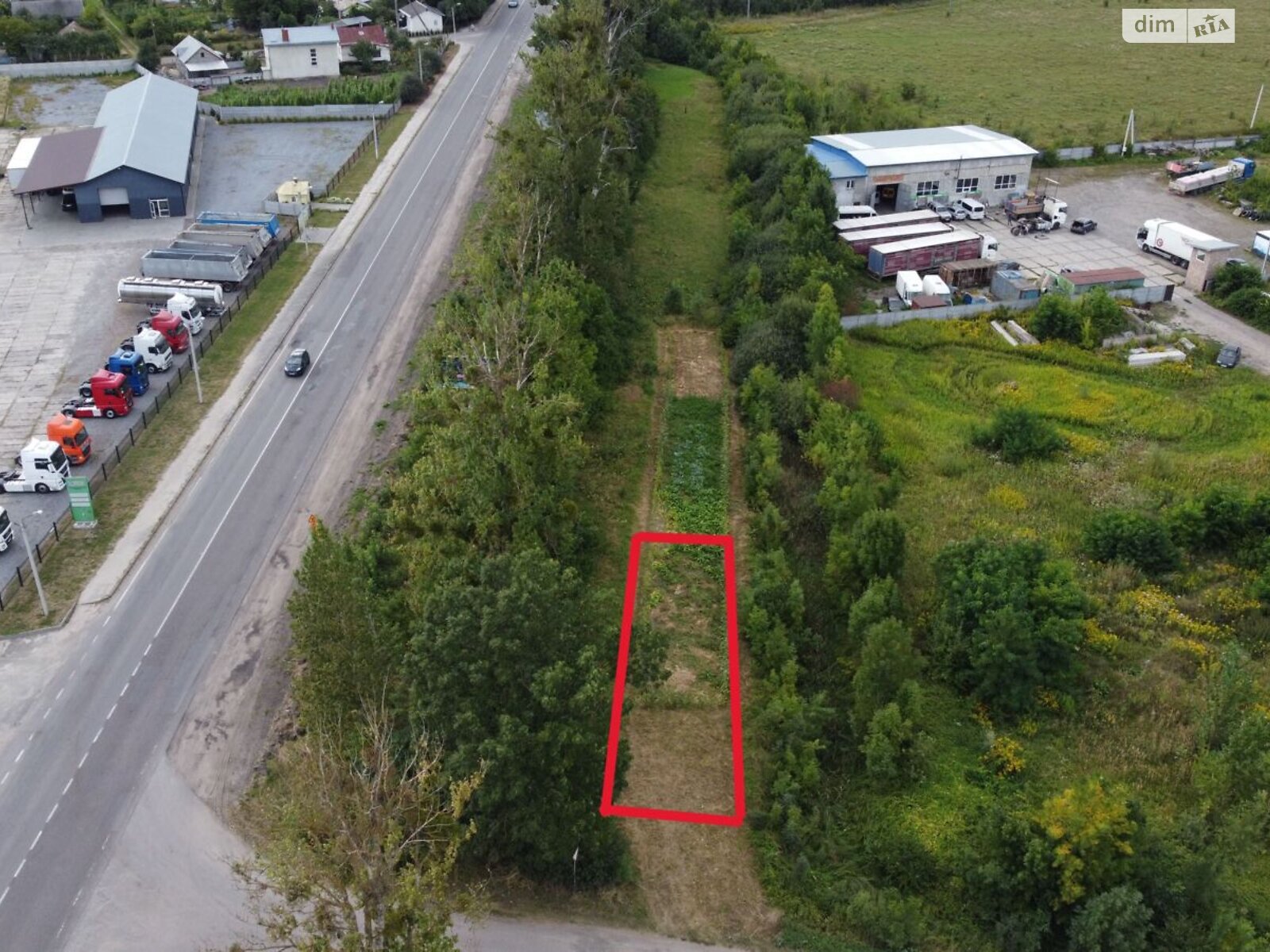 Земельна ділянка комерційного призначення в Сопошине, площа 0.045 Га фото 1