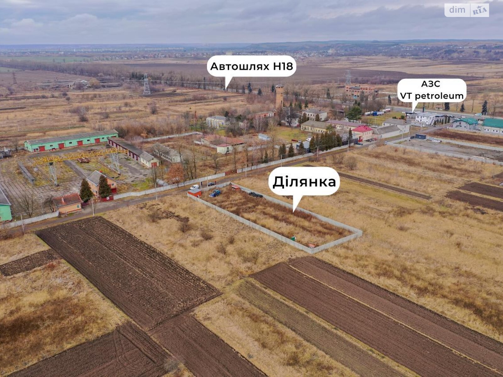 Земельный участок коммерческого назначения в Тысменице, площадь 22 сотки фото 1 Земельный участок коммерческого назначения в Тысменице, площадь 22 сотки фото 1