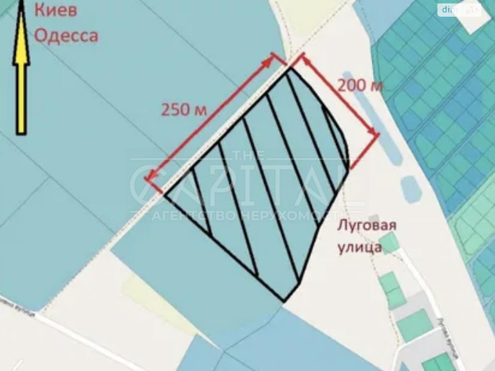 Земельный участок коммерческого назначения в Великодолинском, площадь 4.8 Га фото 1