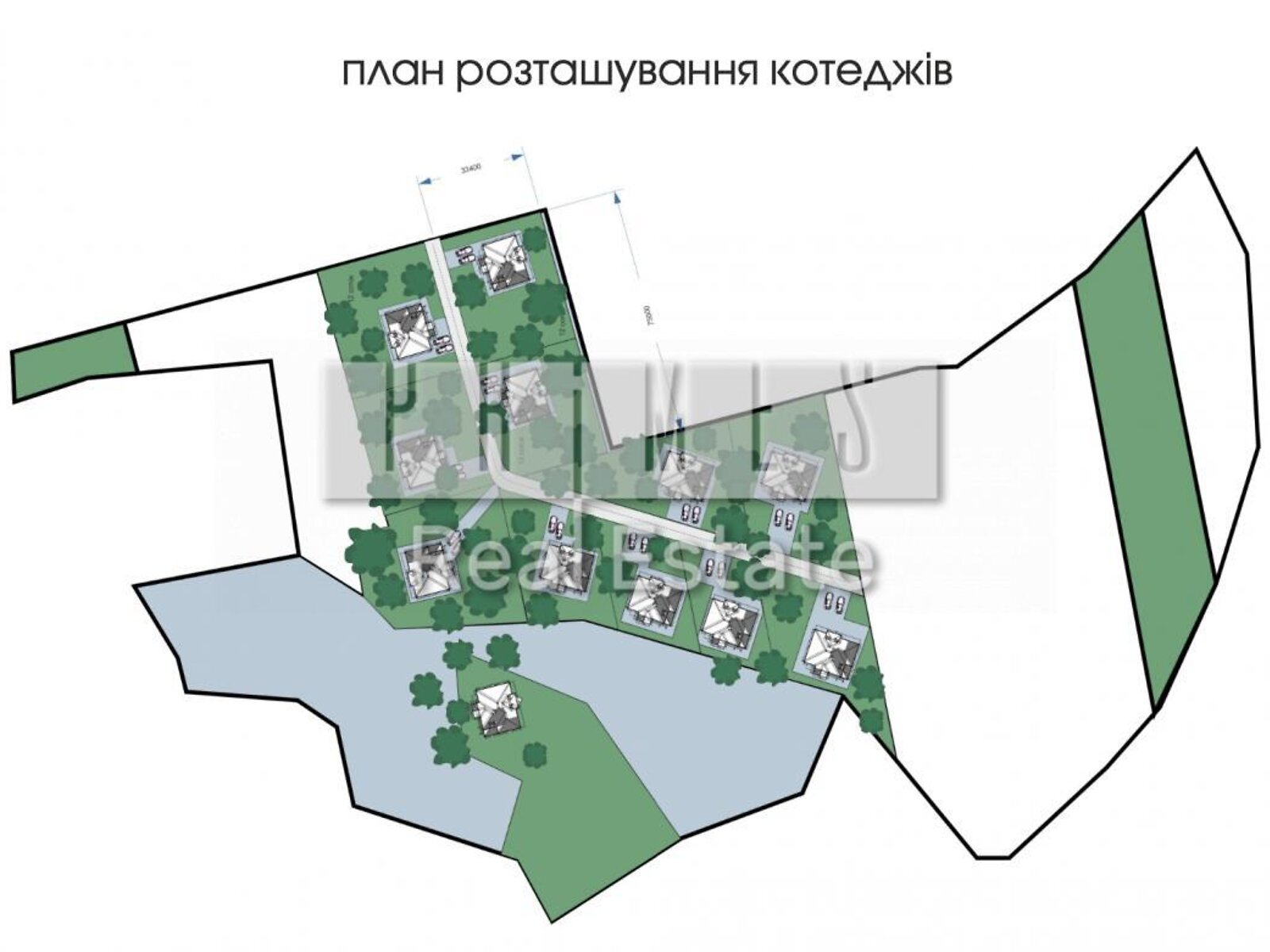 Земельна ділянка комерційного призначення в Ясногородці, площа 404.7 сотки фото 1