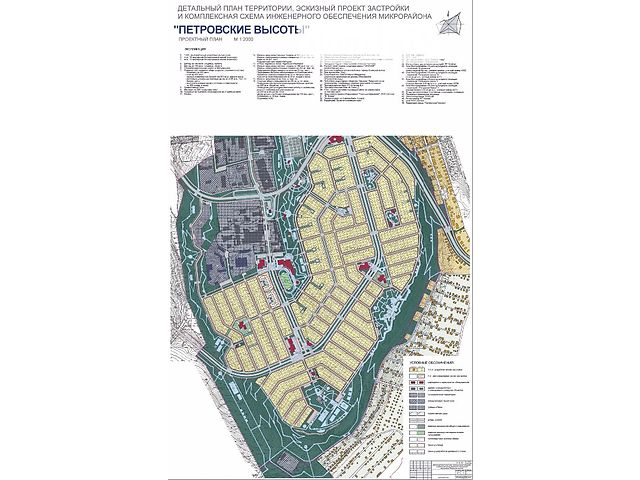 Петровские высоты план