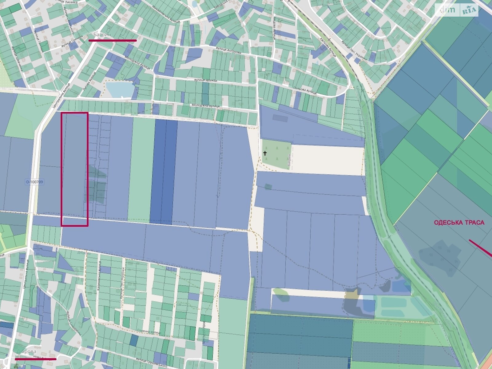 Земельна ділянка сільськогосподарського призначення в Багрині, площа 4.78 Га фото 1 Земельна ділянка сільськогосподарського призначення в Багрині, площа 4.78 Га фото 1