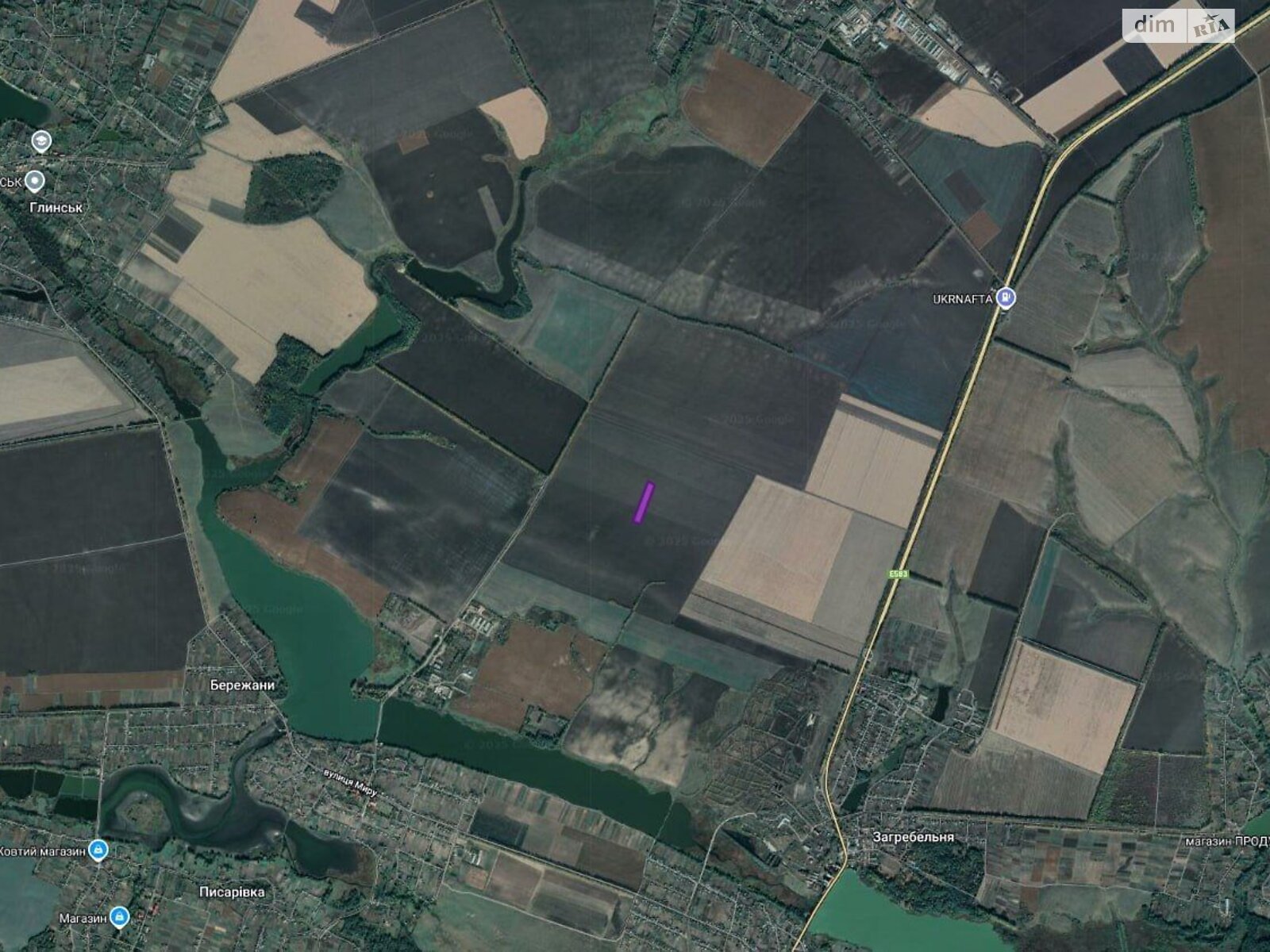 Земельный участок сельскохозяйственного назначения в Бережанах, площадь 1.8121 Га фото 1 Земельный участок сельскохозяйственного назначения в Бережанах, площадь 1.8121 Га фото 1