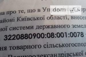 Земельный участок сельскохозяйственного назначения в Великой Александровке, площадь 3 Га фото 1