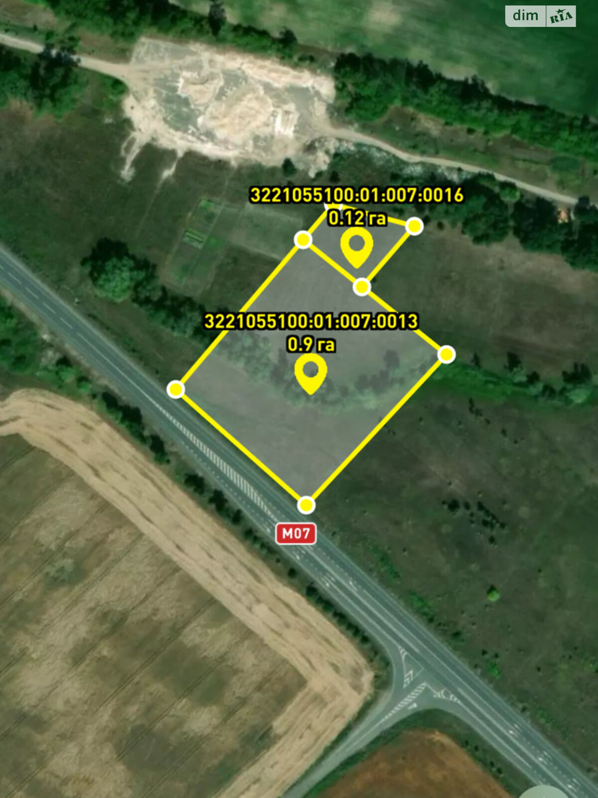 Земельный участок сельскохозяйственного назначения в Бородянке, площадь 102 сотки фото 1