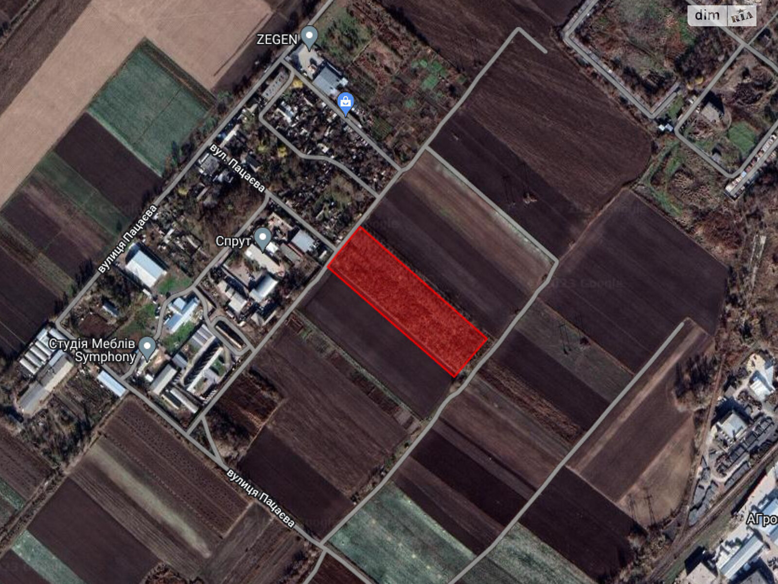 Земельный участок сельскохозяйственного назначения в Черкассах, площадь 2.4 Га фото 1
