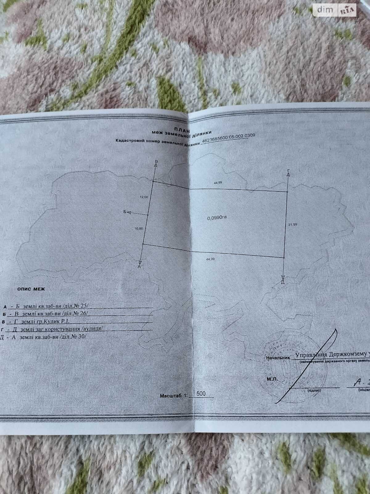 Земельный участок сельскохозяйственного назначения в Дереваче, площадь 10 соток фото 1 Земельный участок сельскохозяйственного назначения в Дереваче, площадь 10 соток фото 1