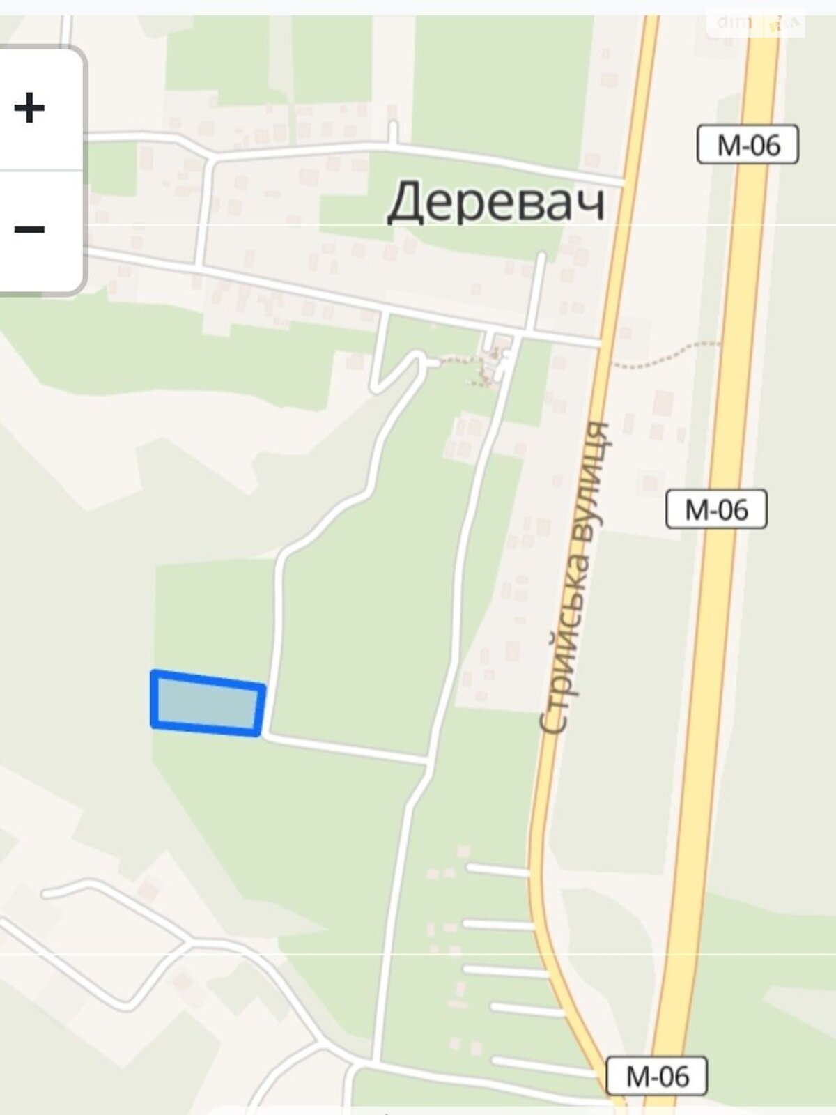 Земельна ділянка сільськогосподарського призначення в Деревачі, площа 60 соток фото 1 Земельна ділянка сільськогосподарського призначення в Деревачі, площа 60 соток фото 1