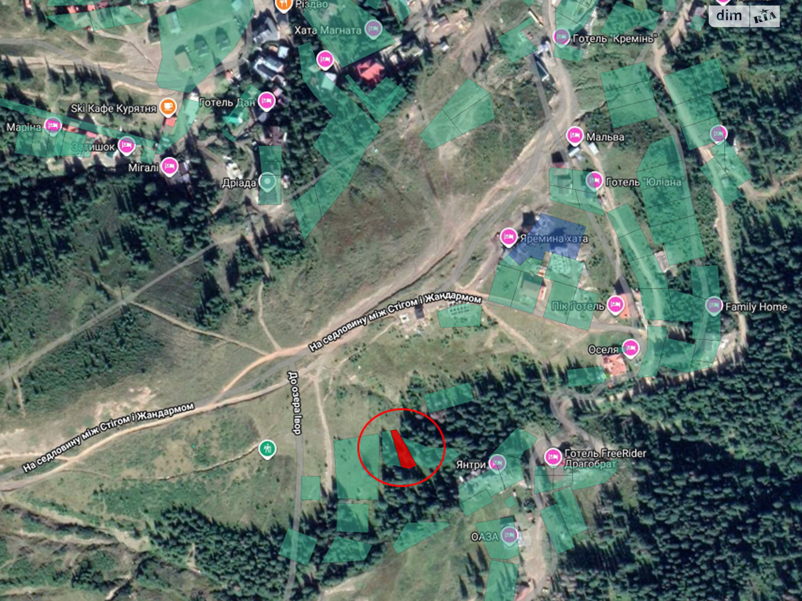 Земля сельскохозяйственного назначения в Драгобрате, район Драгобрат, площадь 5 соток фото 1 Земля сельскохозяйственного назначения в Драгобрате, район Драгобрат, площадь 5 соток фото 1