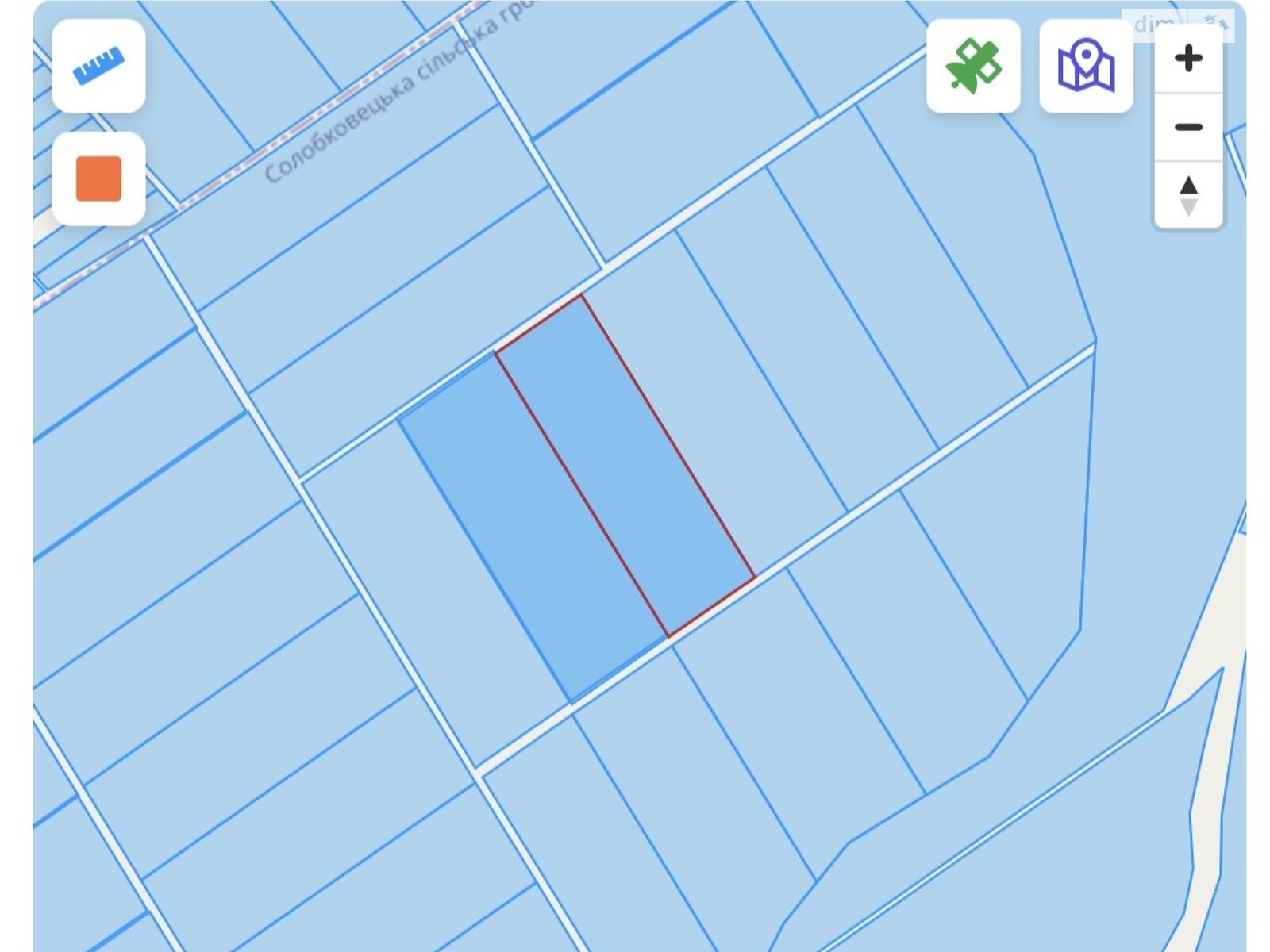 Земельный участок сельскохозяйственного назначения в Глушковцах, площадь 1.5648 Га фото 1