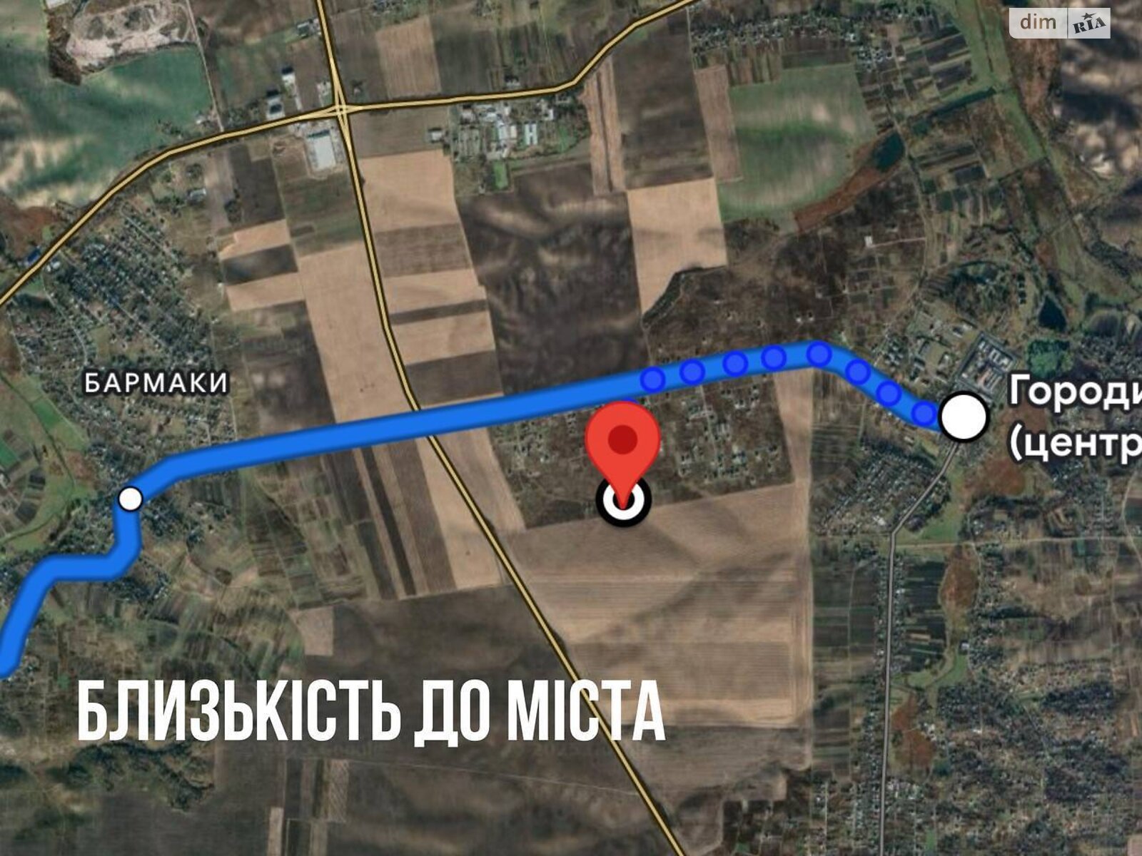 Земельна ділянка сільськогосподарського призначення в Городищі, площа 10.6 сотки фото 1 Земельна ділянка сільськогосподарського призначення в Городищі, площа 10.6 сотки фото 1